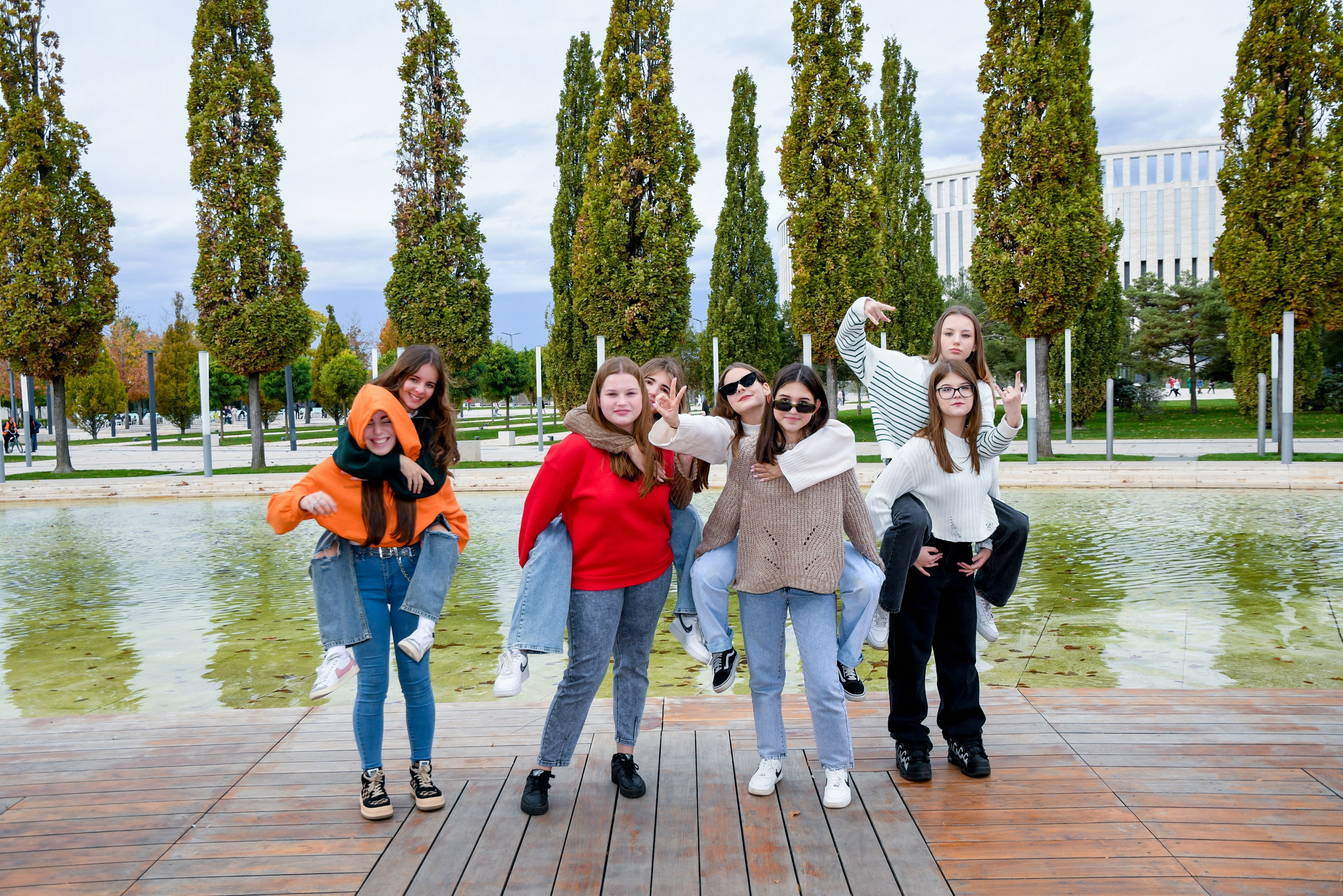 Фотосессия для выпускного альбома в парке Галицкого. Вячеслав Скрипник Фотограф Краснодар