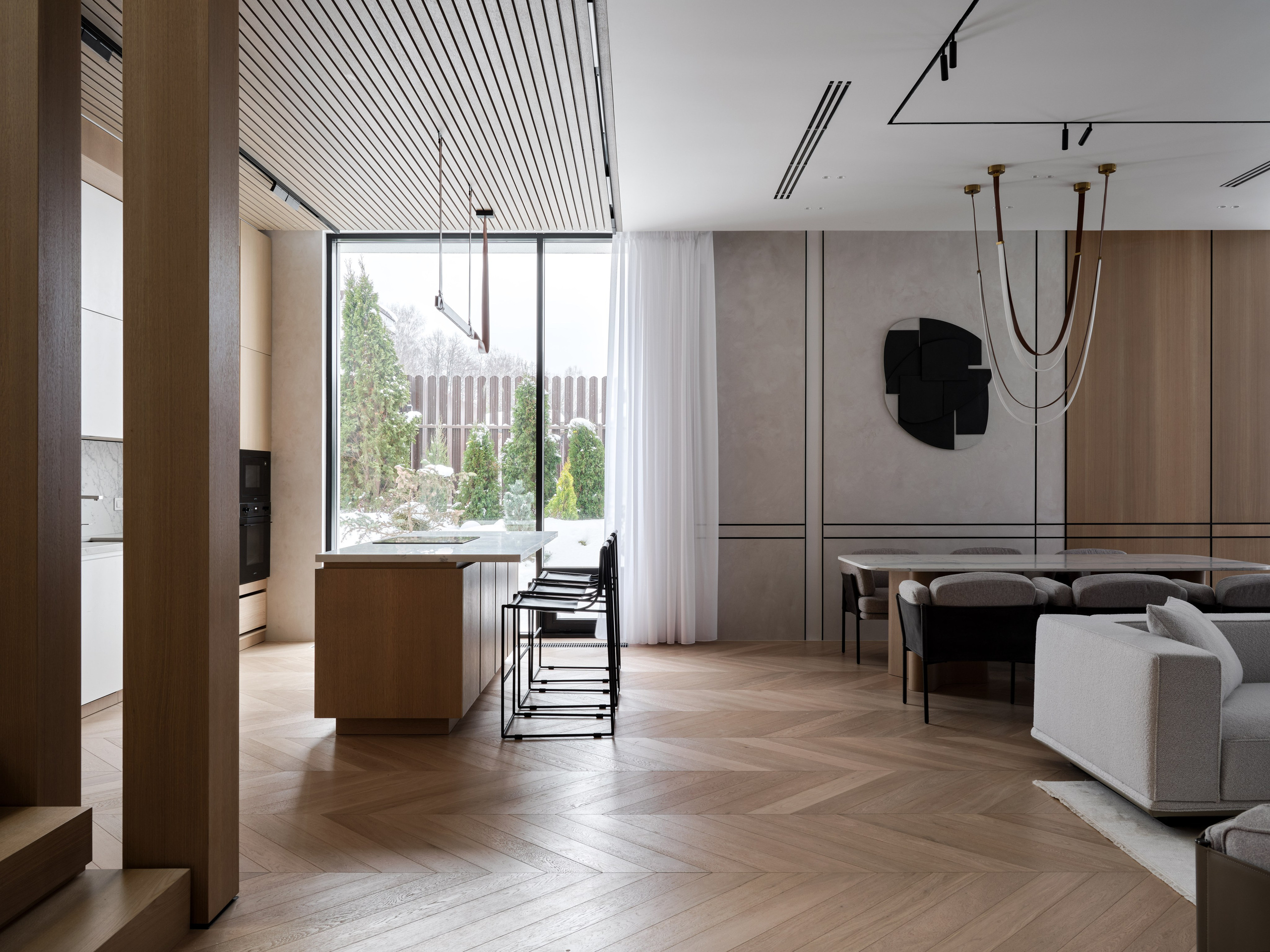 Загородный дом с идеальной атмосферой для отдыха. Интерьерный фотограф Константин Пырьев