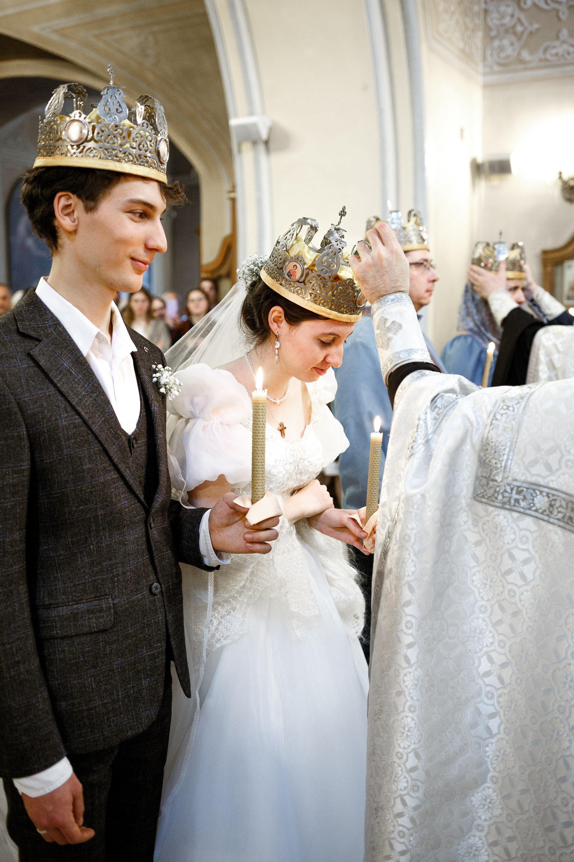 Венчание в храме Космы и Дамиана в Шубине