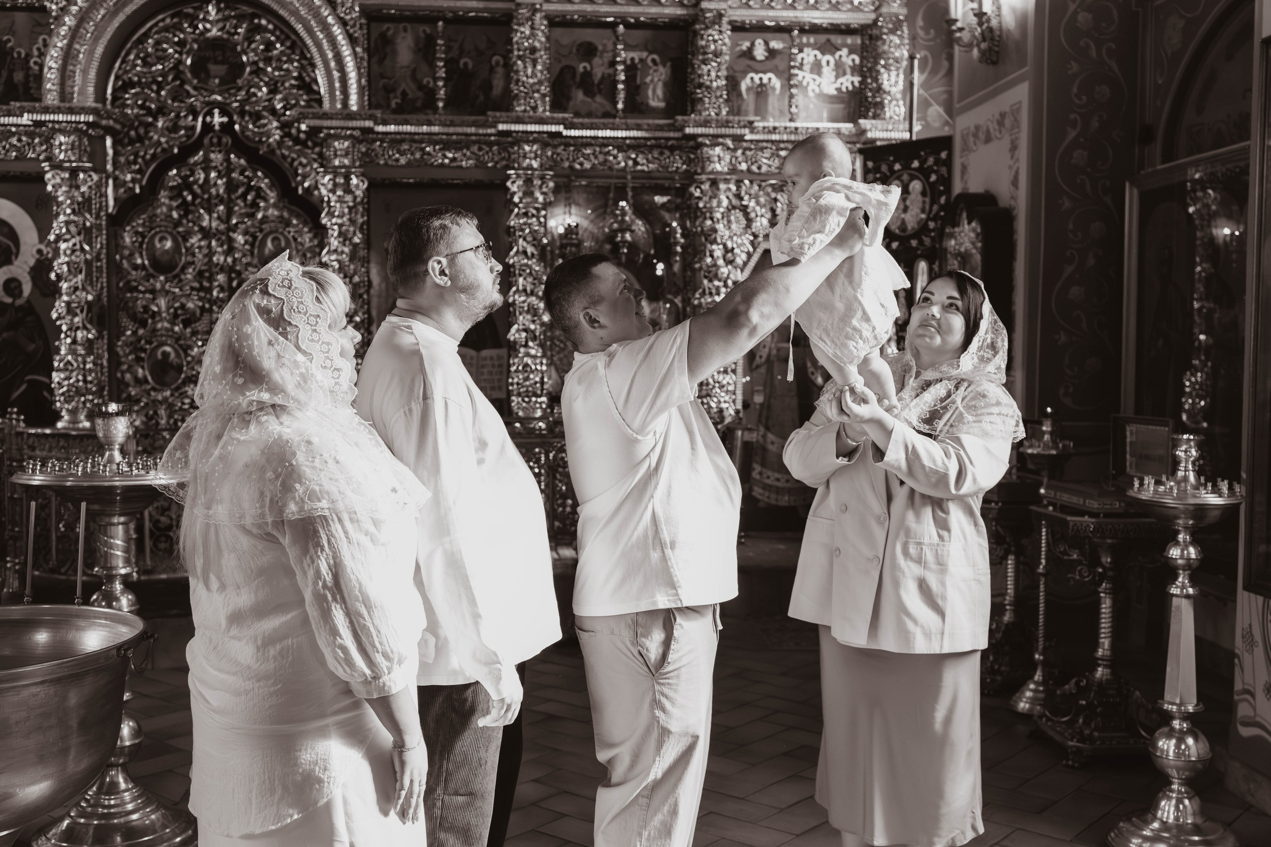 Таинство Крещения Евгения. Фотограф новорождённых Newborn Москва