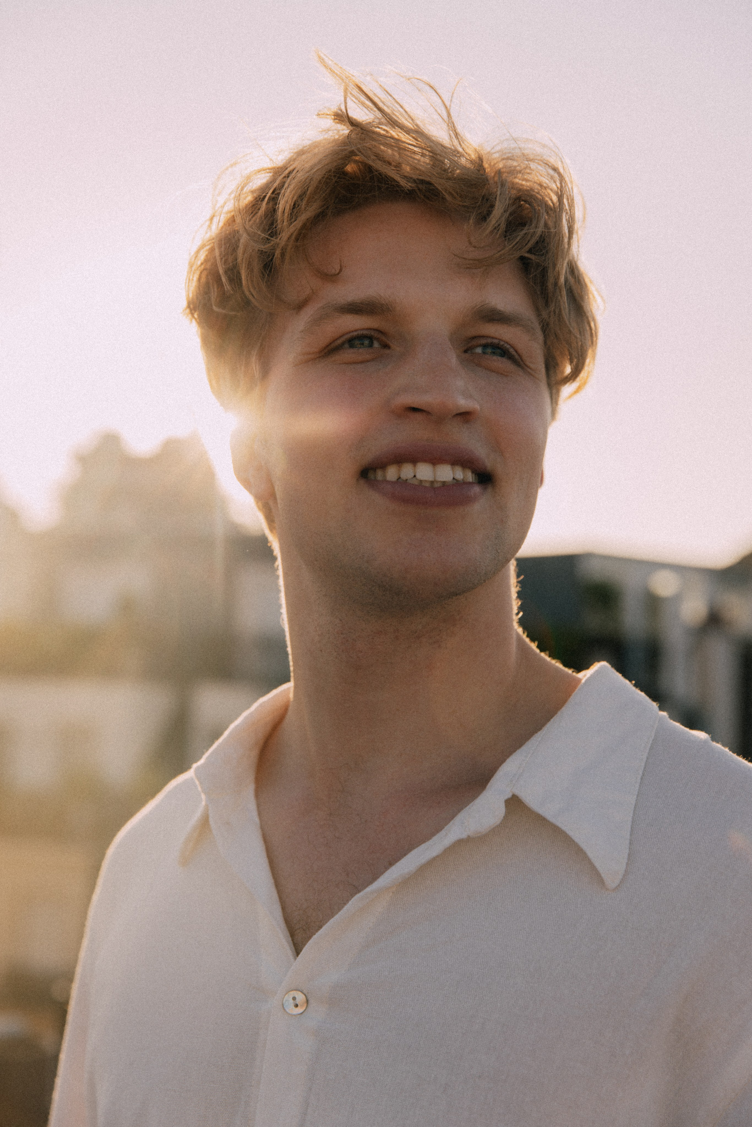 On the rooftops of Paris. Photographer in Paris