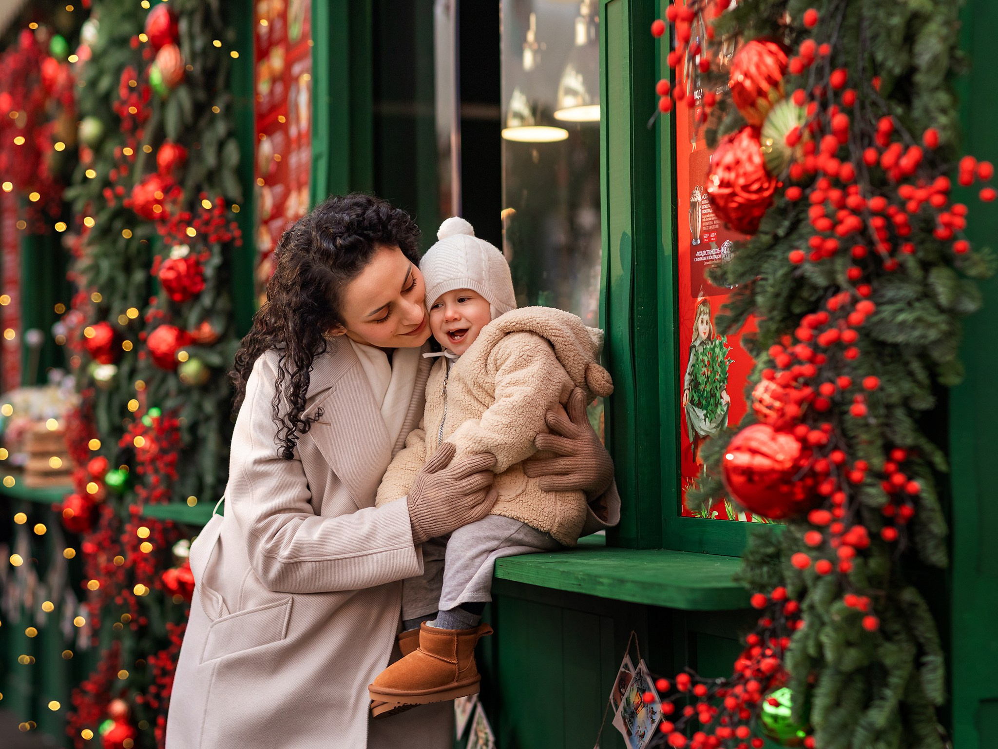 Новогодняя прогулка. Детский и семейный фотограф Елена Михайлова в Москве