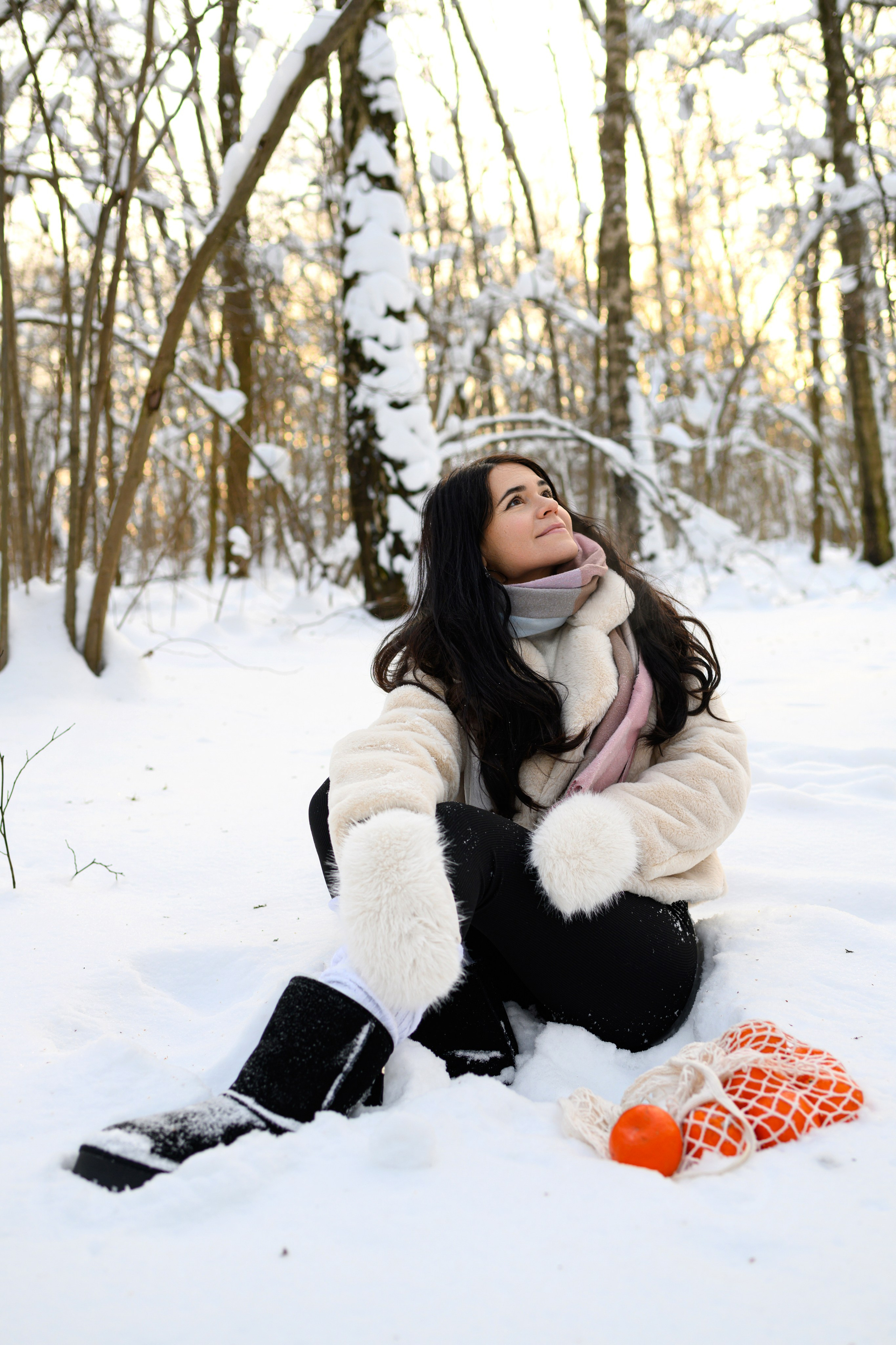 Зимние фотопрогулки. Семейный, детский фотограф в Москве Дегтярева Анастасия