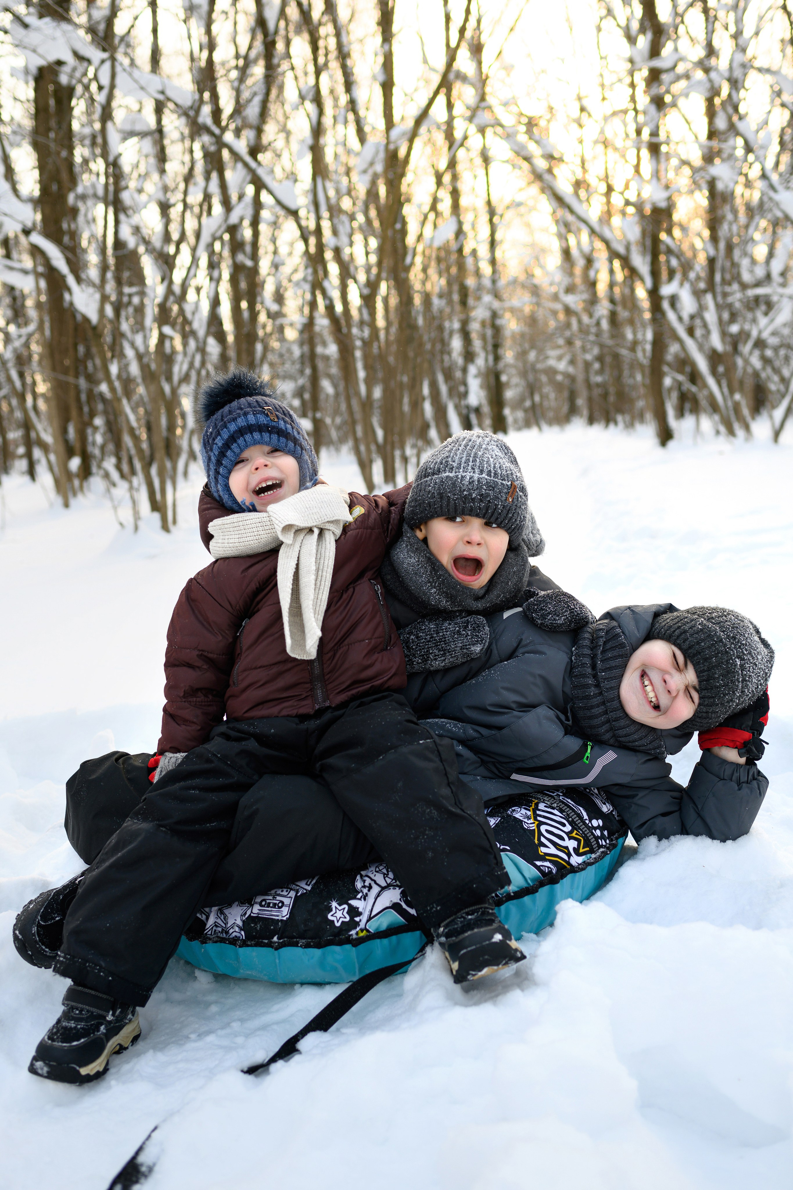 Зимние фотопрогулки. Семейный, детский фотограф в Москве Дегтярева Анастасия