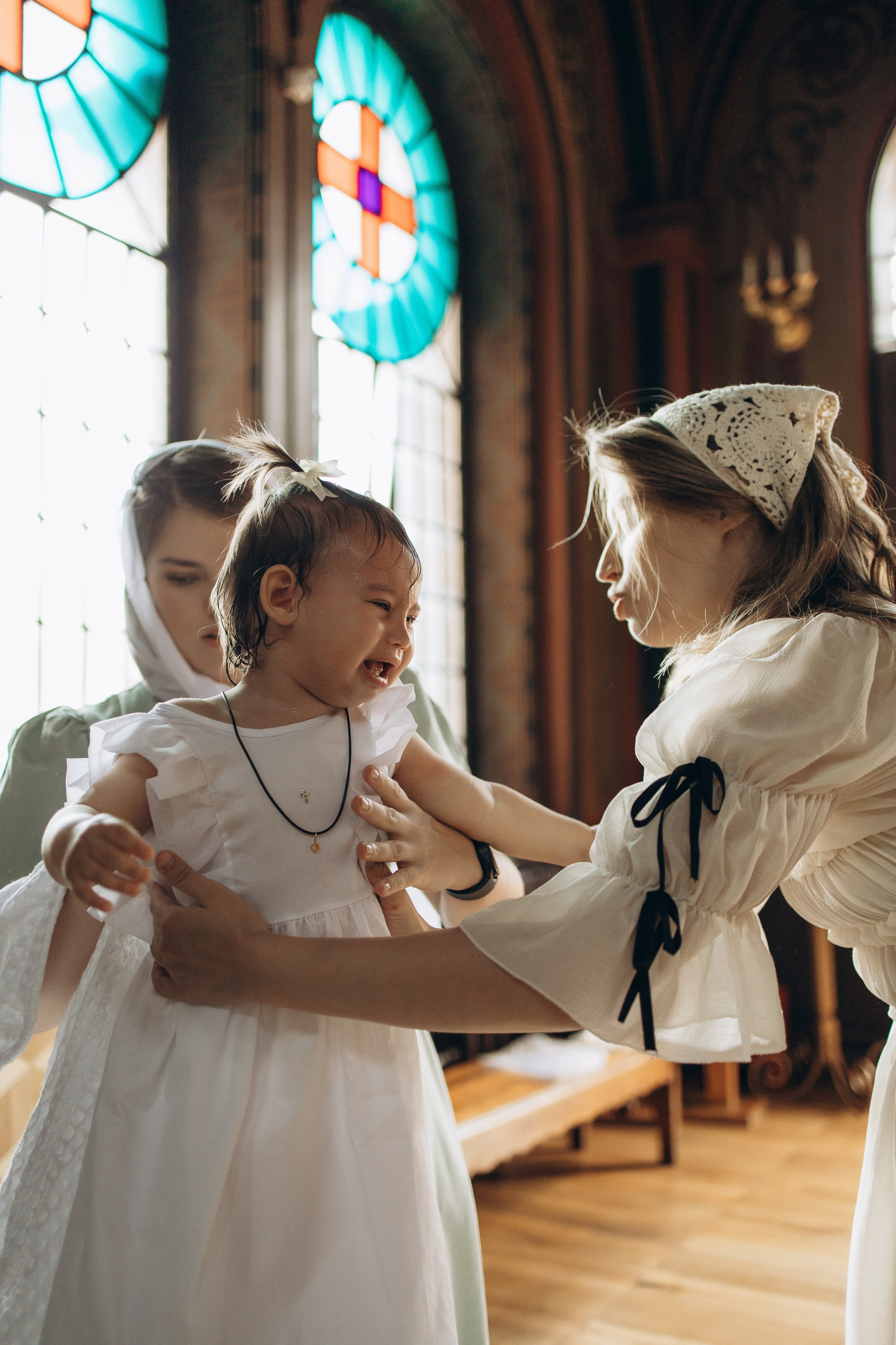 Крещение Стефании. Самый теплый фотограф в Краснодаре Рябоконь Ксения