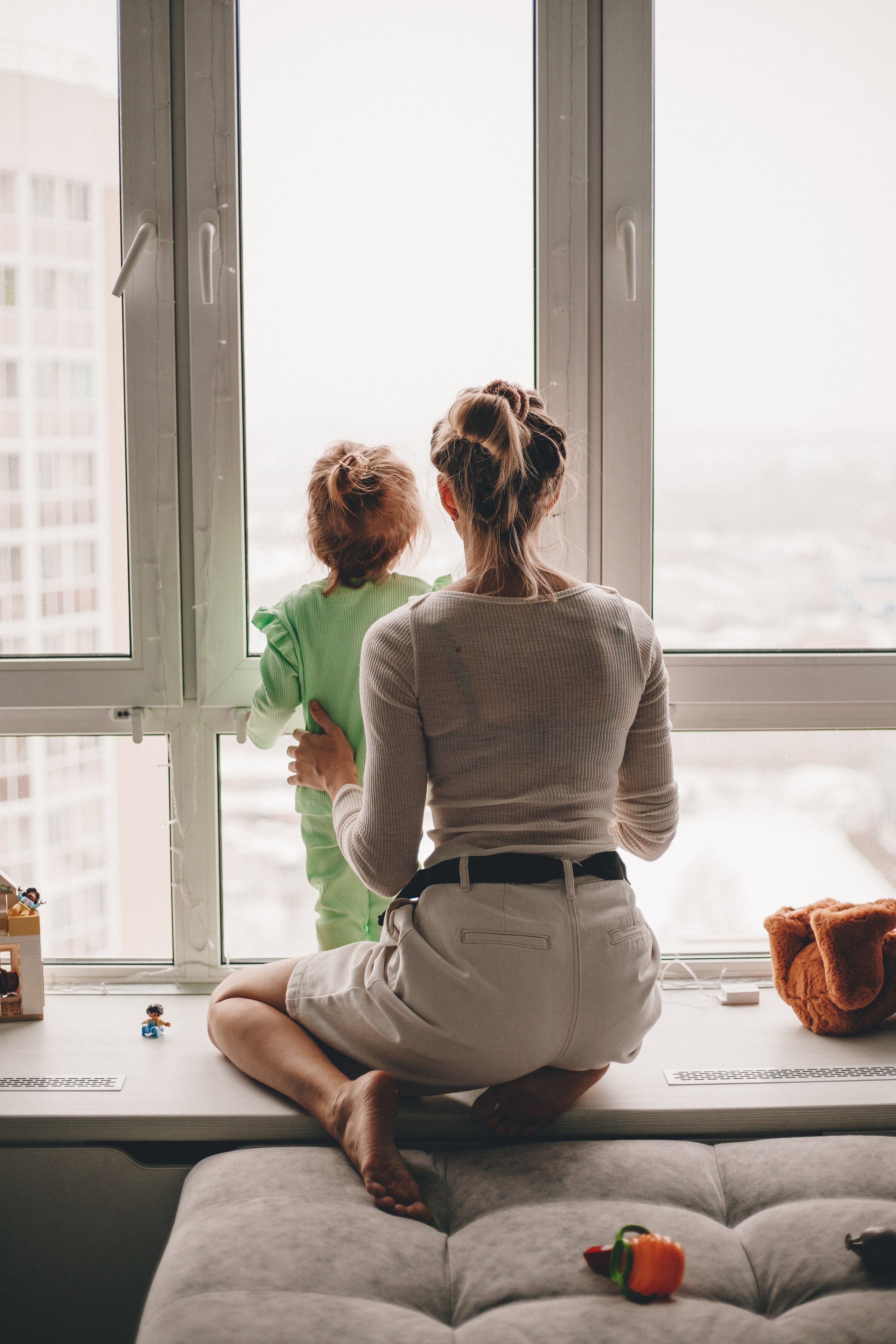 Домашняя фотосессия Мия и Яна. Семейный и женский фотограф Кемерово Мария Степ
