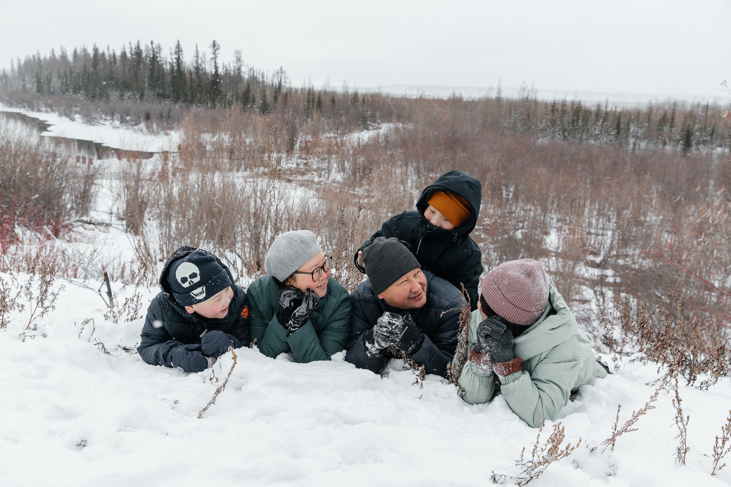 Степановы. Воронистая Анастасия. Фотограф Якутия, Томпонский район