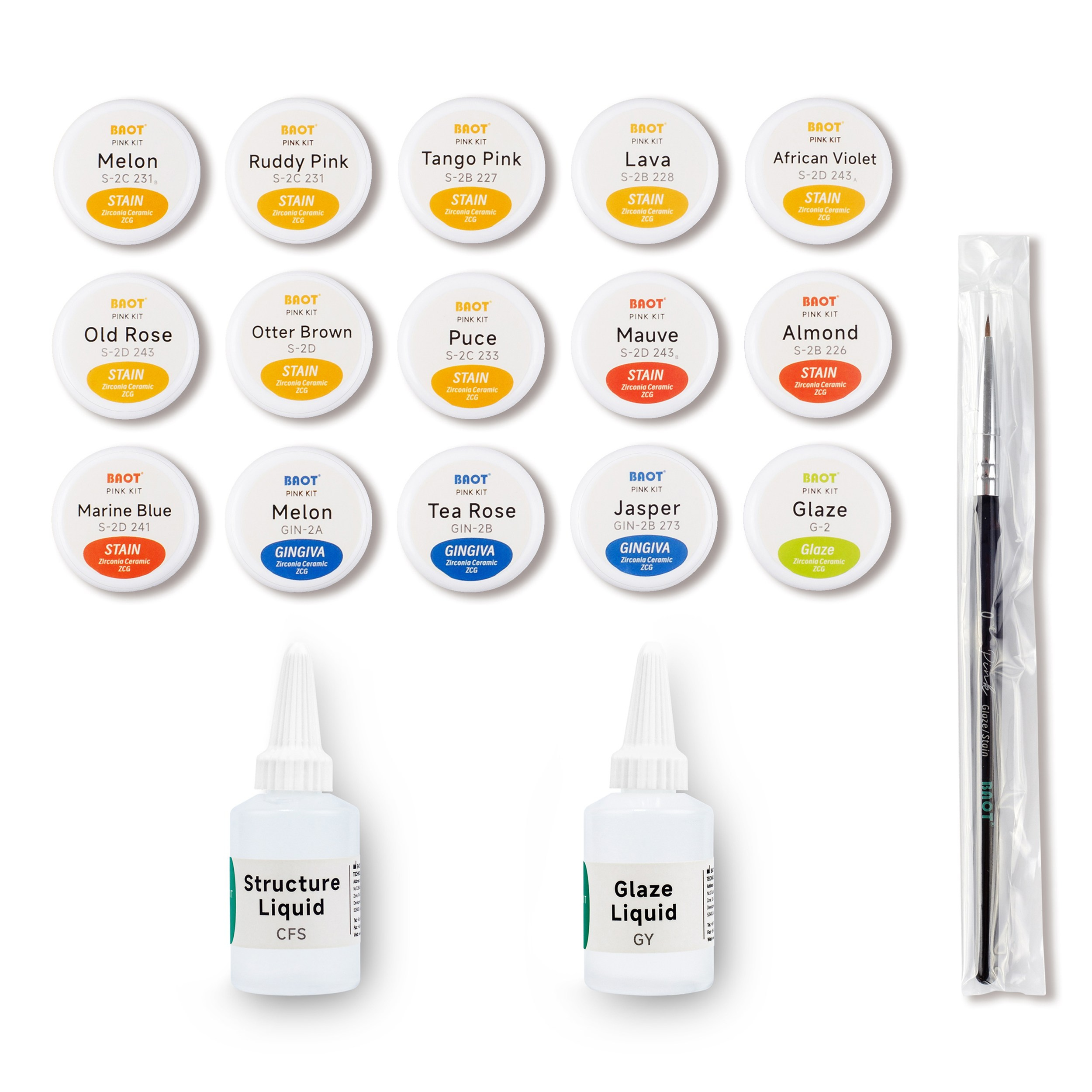 набор пробников для профессионалов на прозрачном фоне