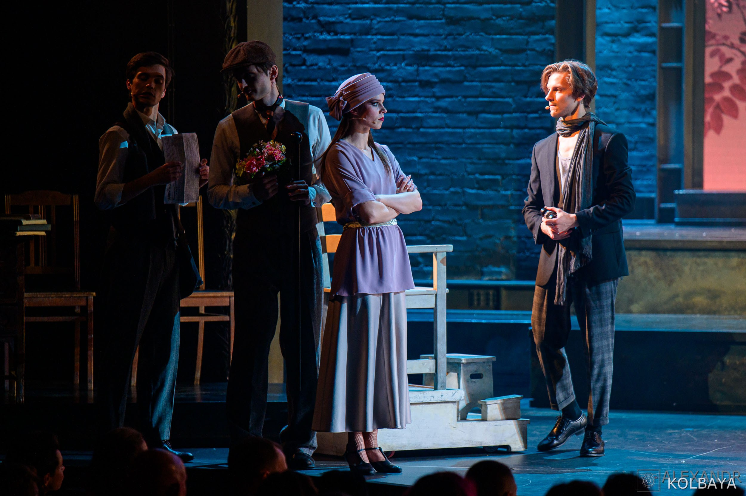 Фоторепортаж с мюзикла Вальс-Бостон 18 сентября 2025 года. Концертный и театральный репортажный фотограф в Москве Александр Колбая