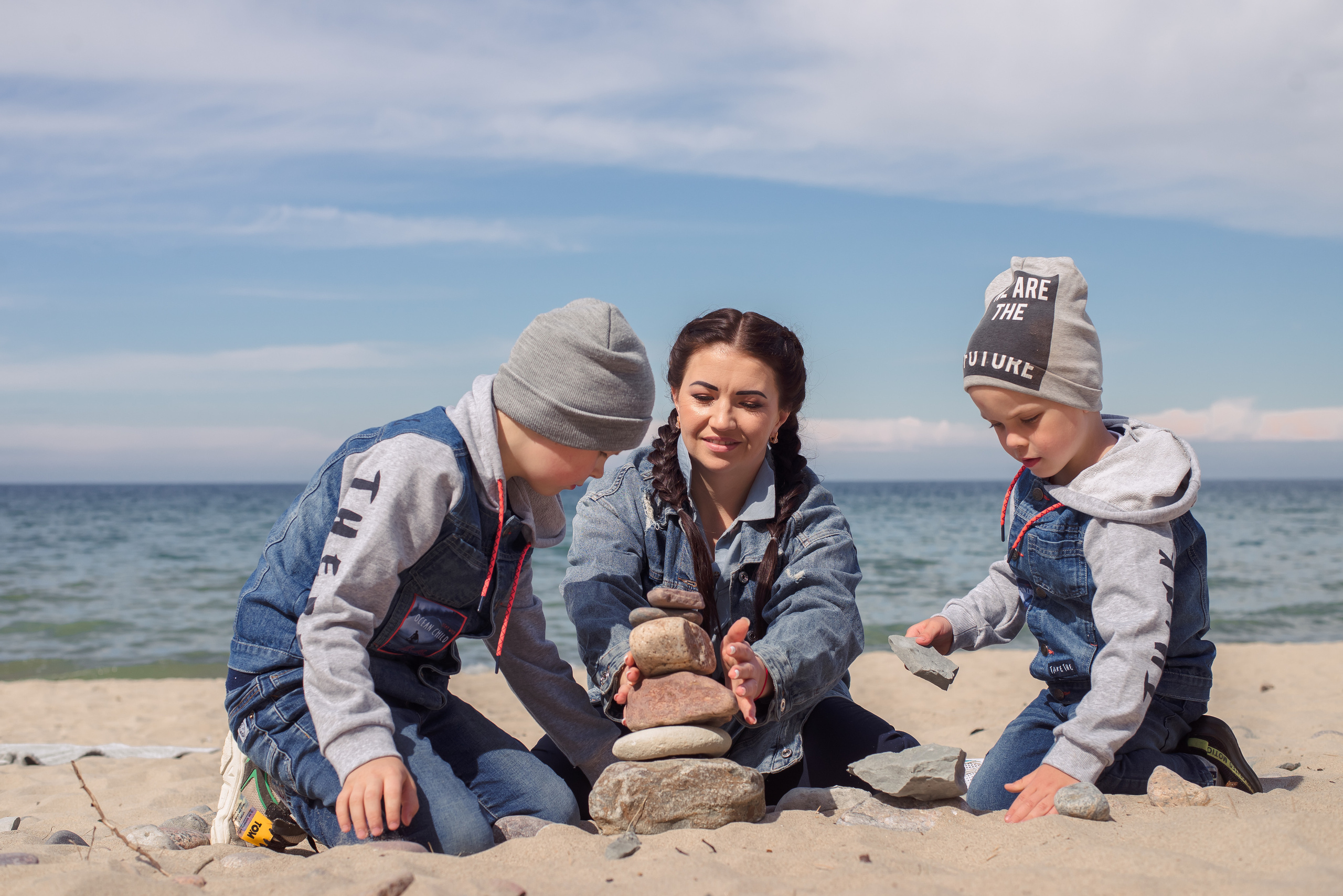 Семейная фотопрогулка на море. Свадебный фотограф  Калининград | Москва|