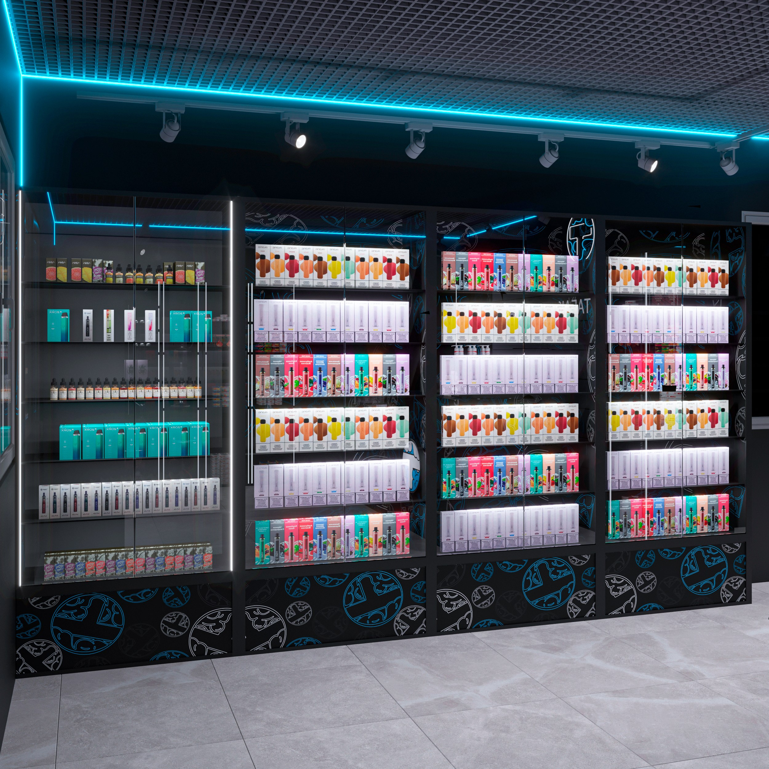 3д визуализация магазина вейпов. 3д визуализация экстерьеров и интерьеров