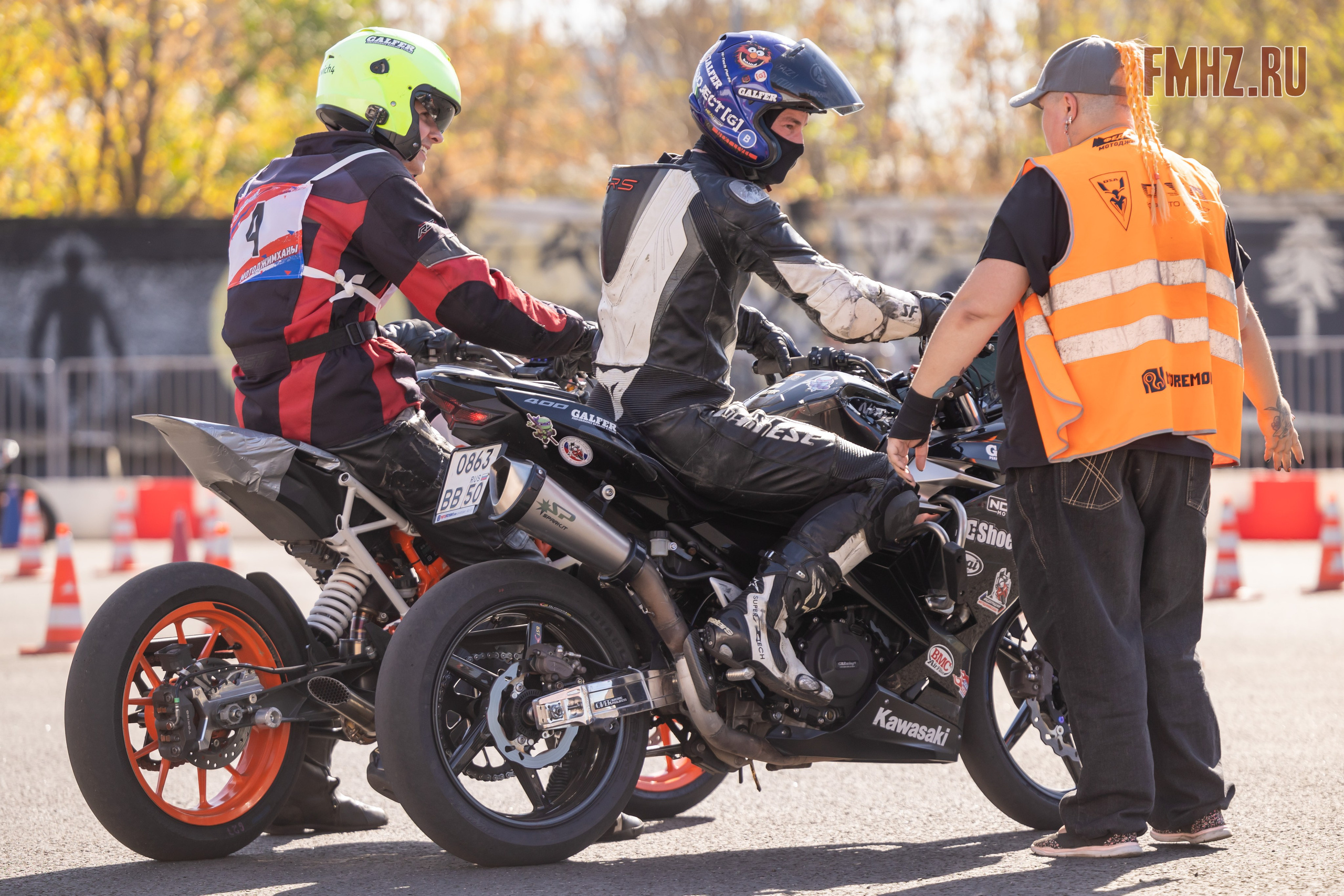 Соревнования по мотоджимхане на площадке Мосгортранс 15.09.2024. Фотограф Владимир Охрименко
