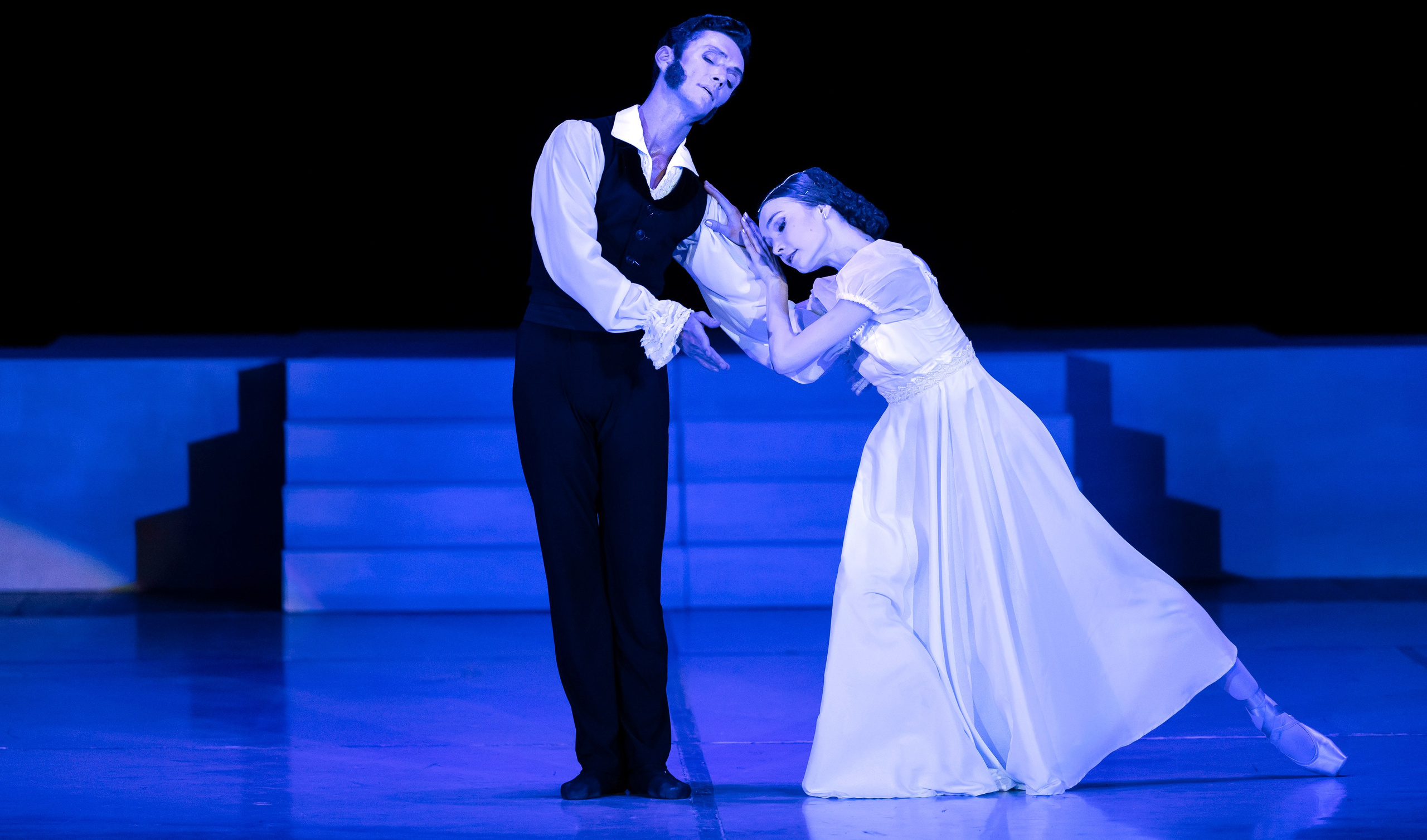 Сценическая репетиция «Пушкин. Сны после жизни» — балет Касатконой и Василёва. Балетный фотограф Москва Майоров Николай