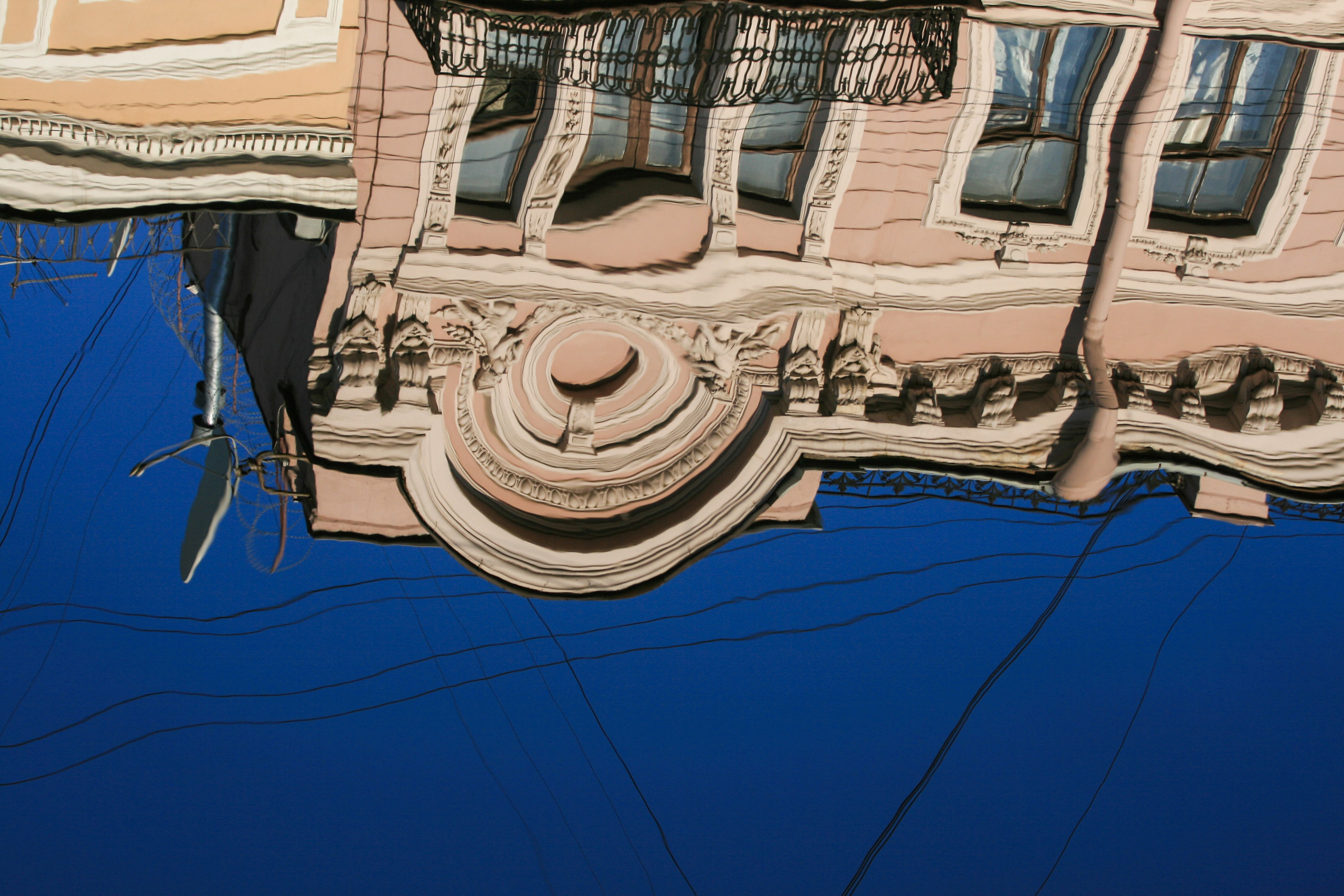 Reflections of Saint Petersburg landmarks