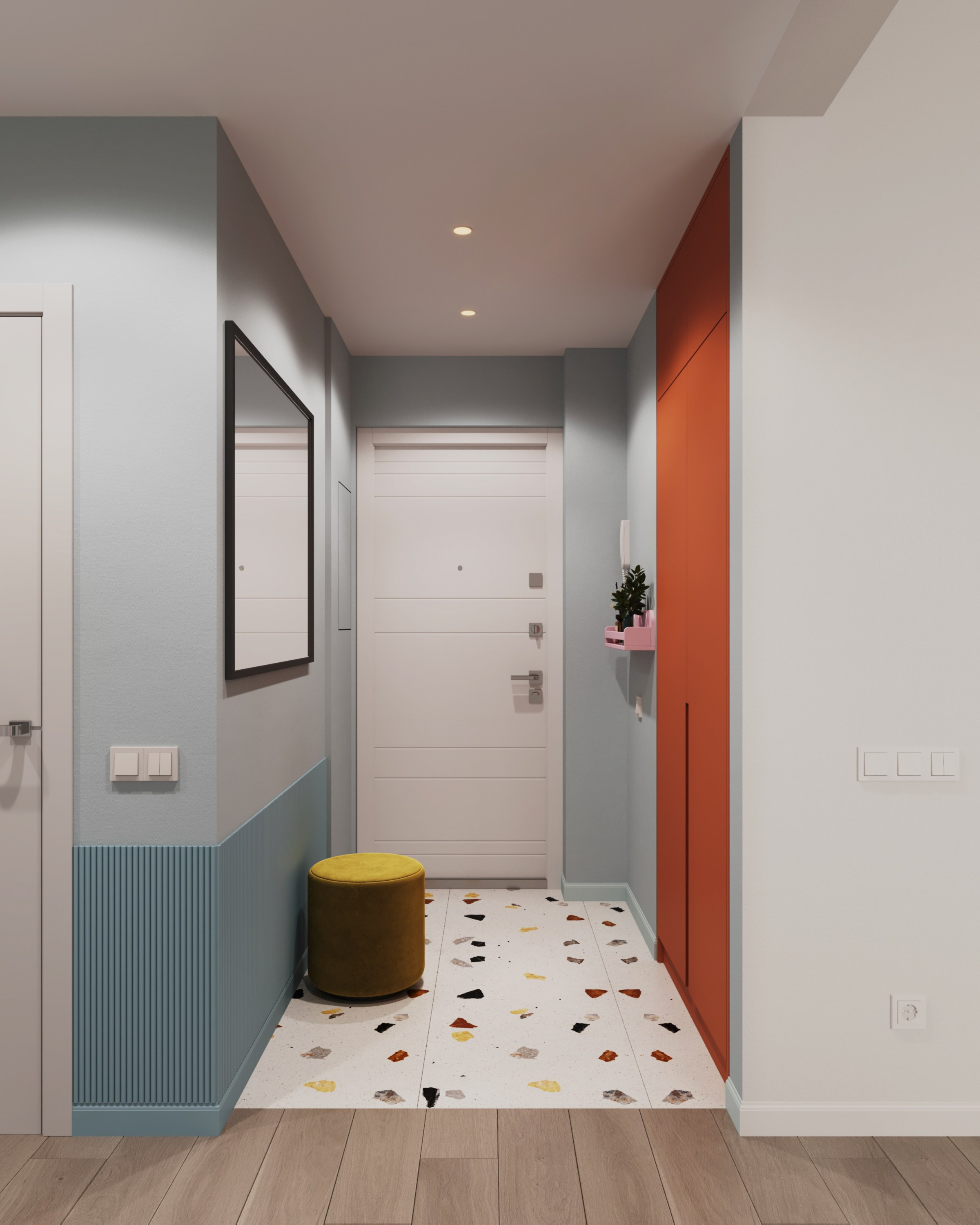 Пространство трёхкомнатной квартиры для аренды в центре СПб, автор Ксения Новикова, проект ЖК Наследие, интерьер под ключ