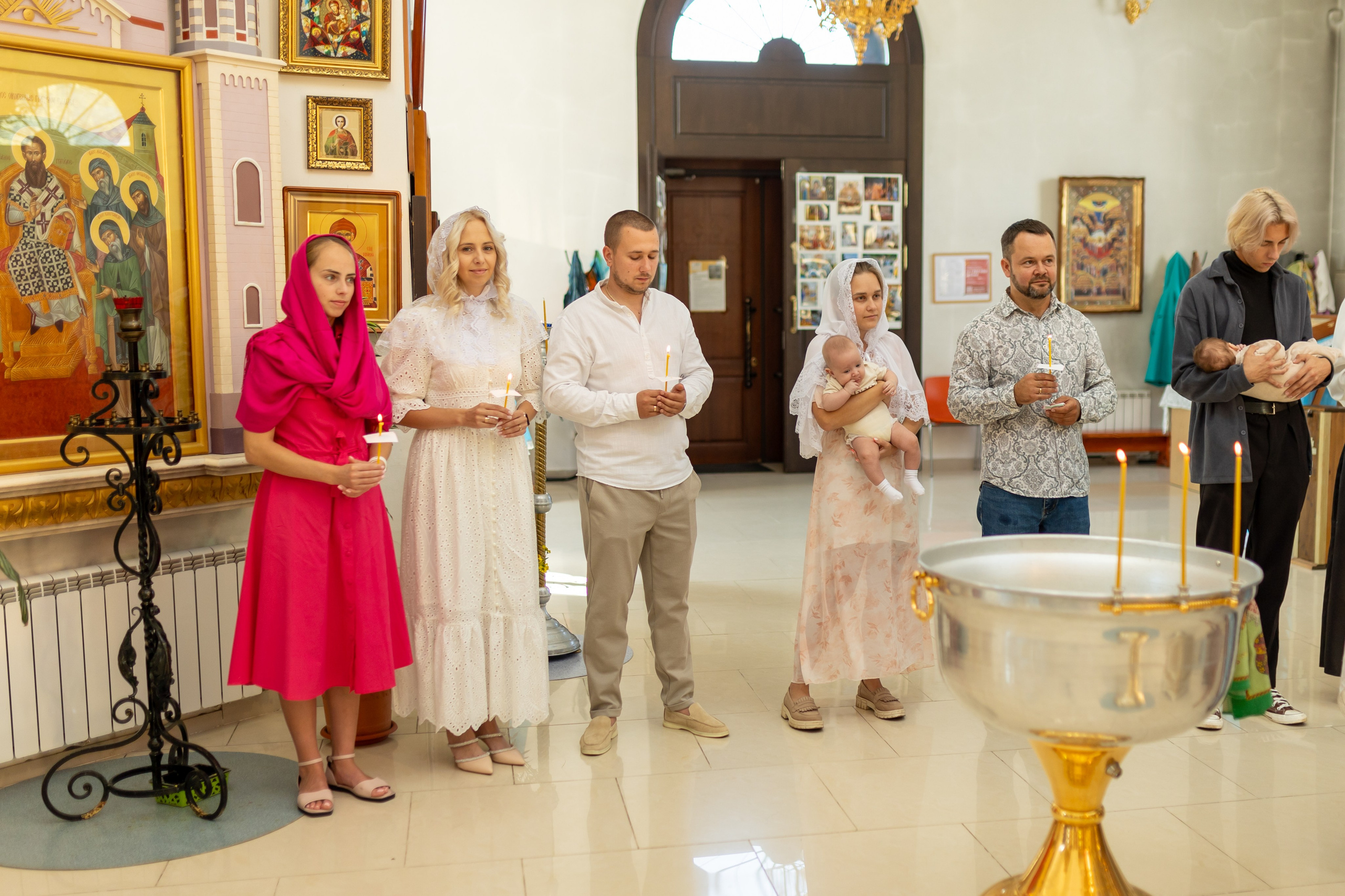 Крещение Артёма (все фото с таинсвта крещения). Фотограф новорожденных. Детский и семейный фотограф Марьяна Юдина