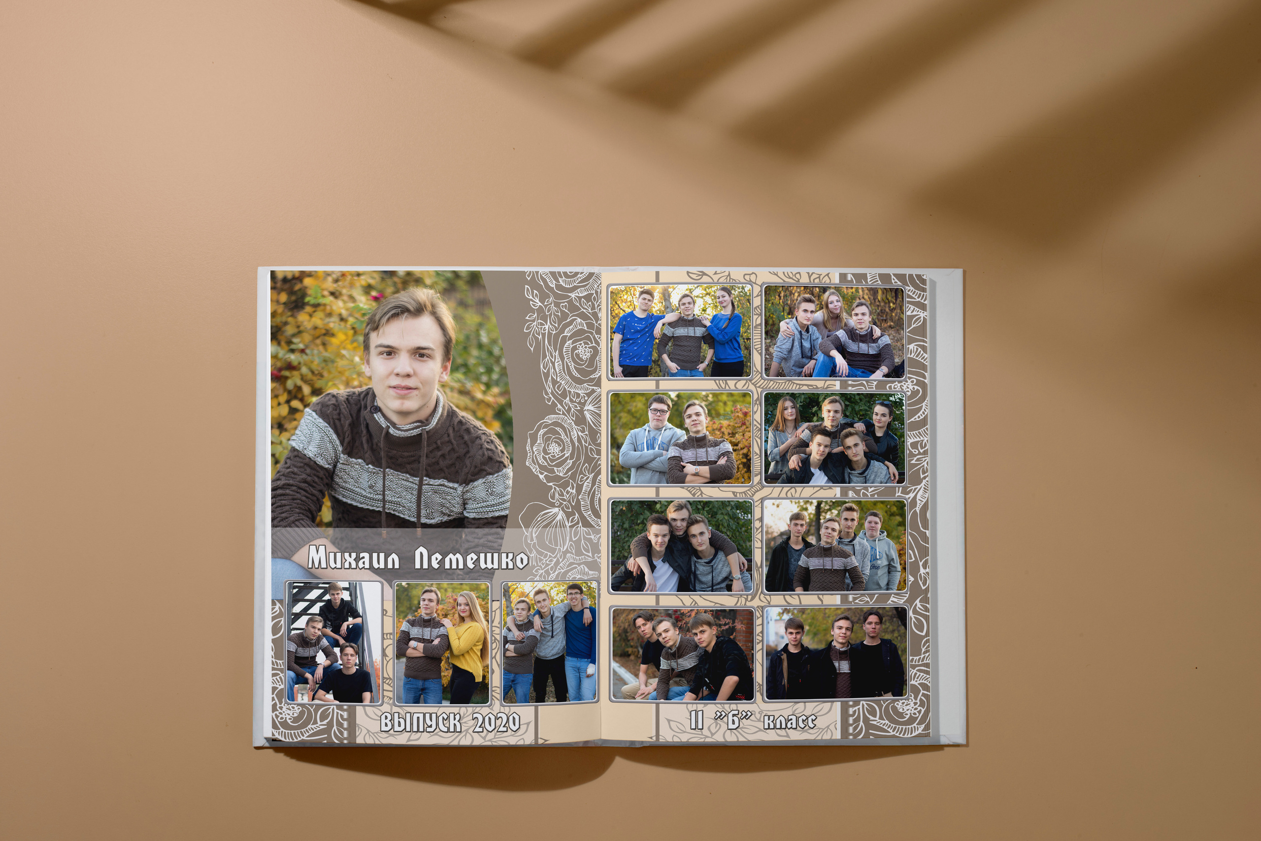 Фотокнига годовой проект. Школьный и детский фотограф в Новосибирской области