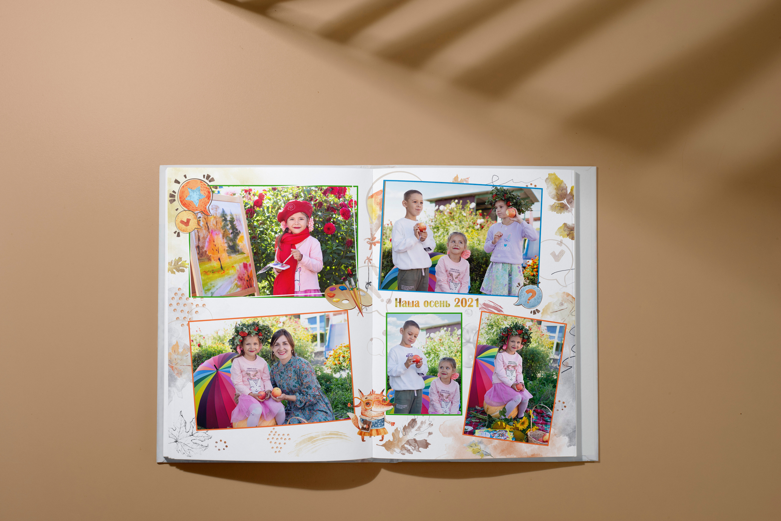Фотокнига годовой проект. Школьный и детский фотограф в Новосибирской области