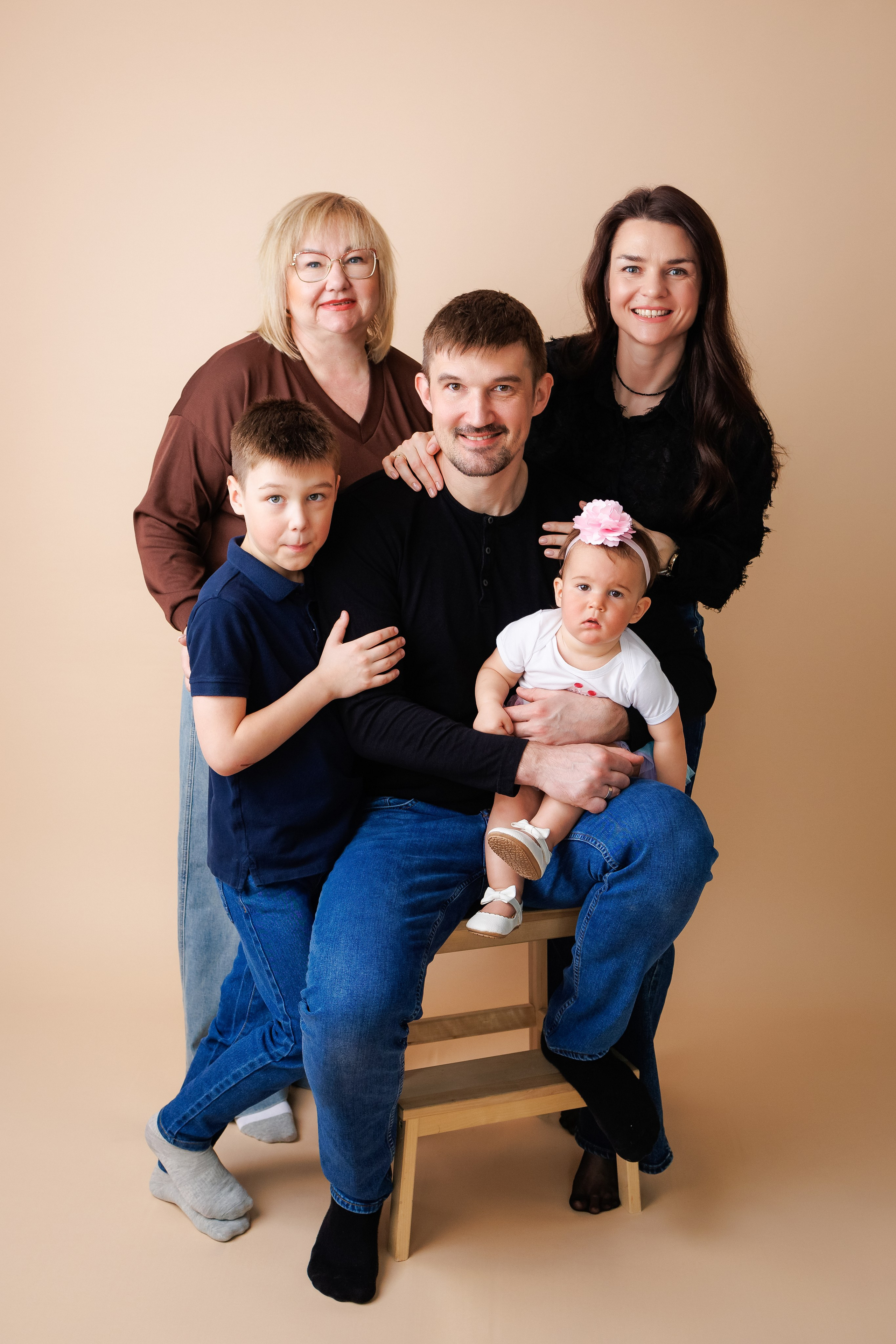 Полине 1 годик. Фотограф новорожденный малышей Новосибирск