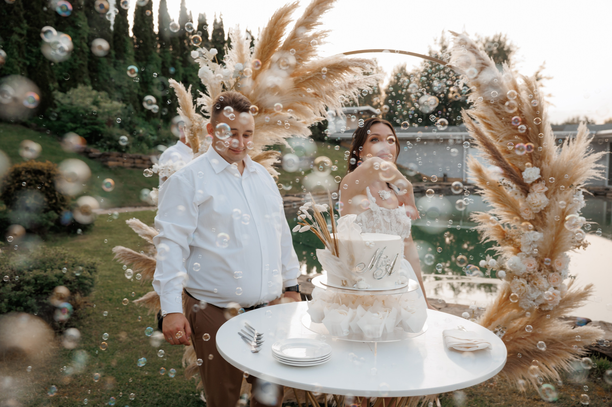 Дворянское гнездо, ЗАГС г. Королев, банкет в Аркобалено (Villa Arkobaleno). Свадебный и репортажный фотограф (Москва, Королев и другие)