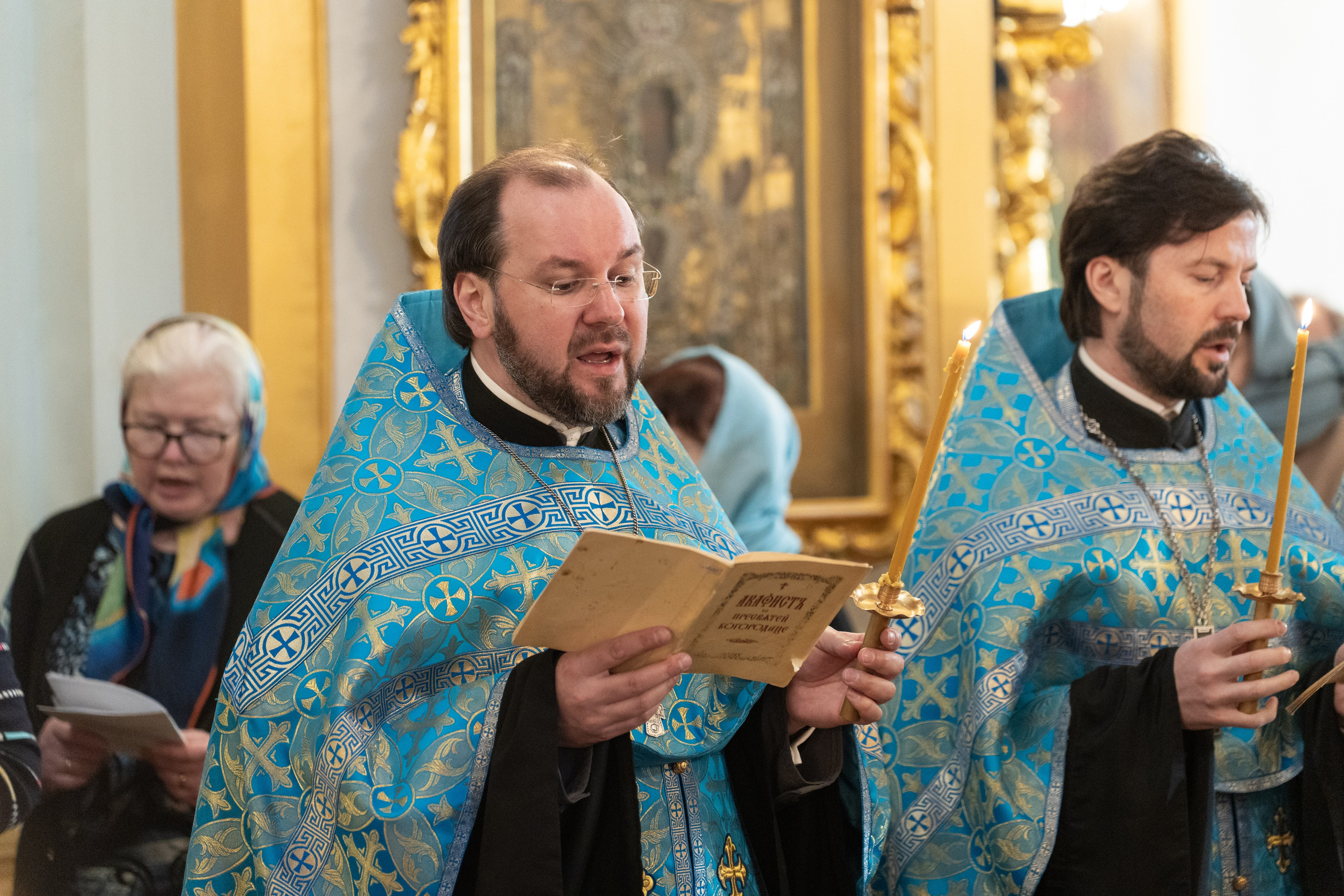 Утреня с акафистом Пресвятой Богородице. НИКОЛО-БОГОЯВЛЕНСКИЙ МОРСКОЙ СОБОР