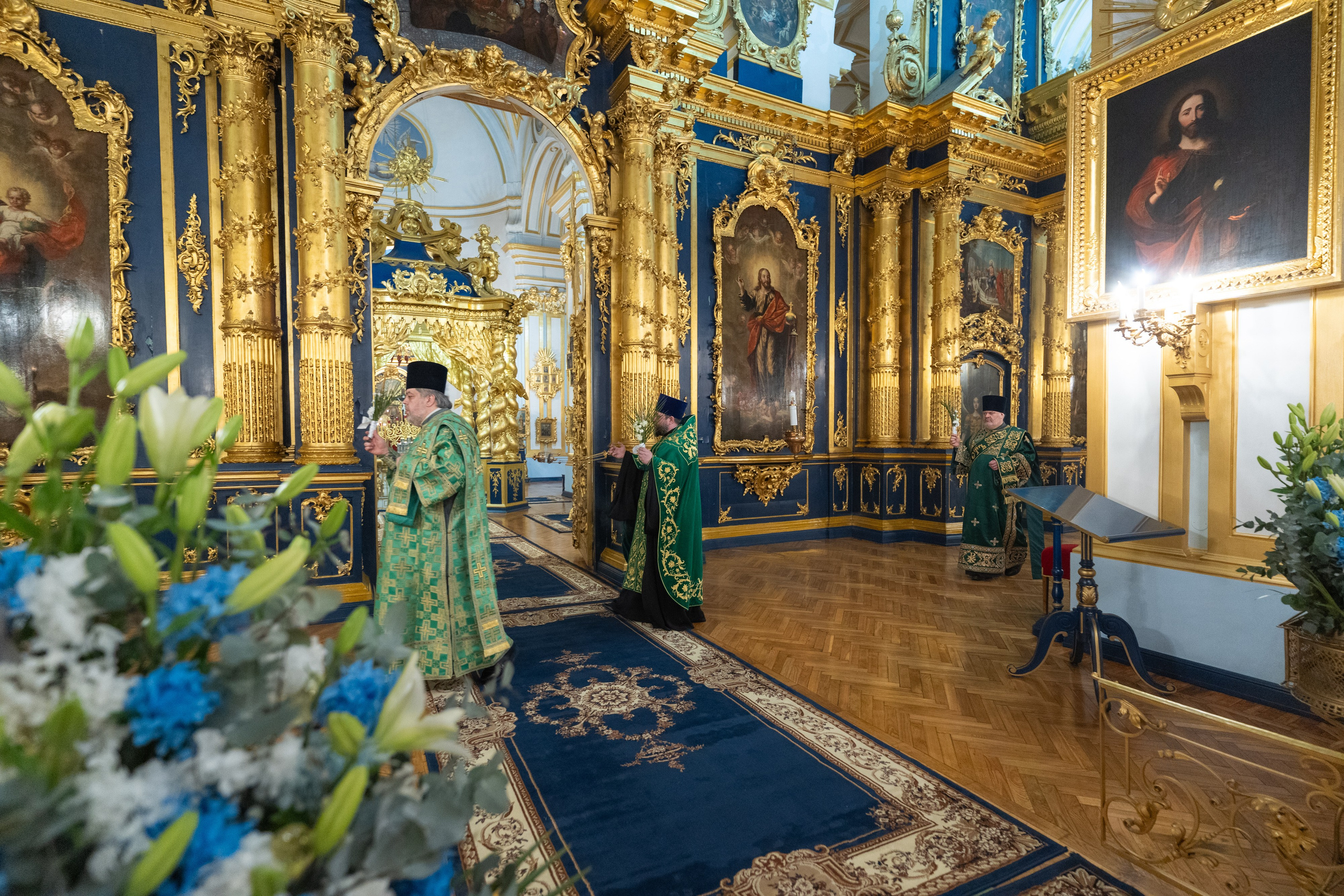 Суббота 6-й седмицы, ваий. Лазарева суббота. Воскрешение прав. Лазаря. НИКОЛО-БОГОЯВЛЕНСКИЙ МОРСКОЙ СОБОР