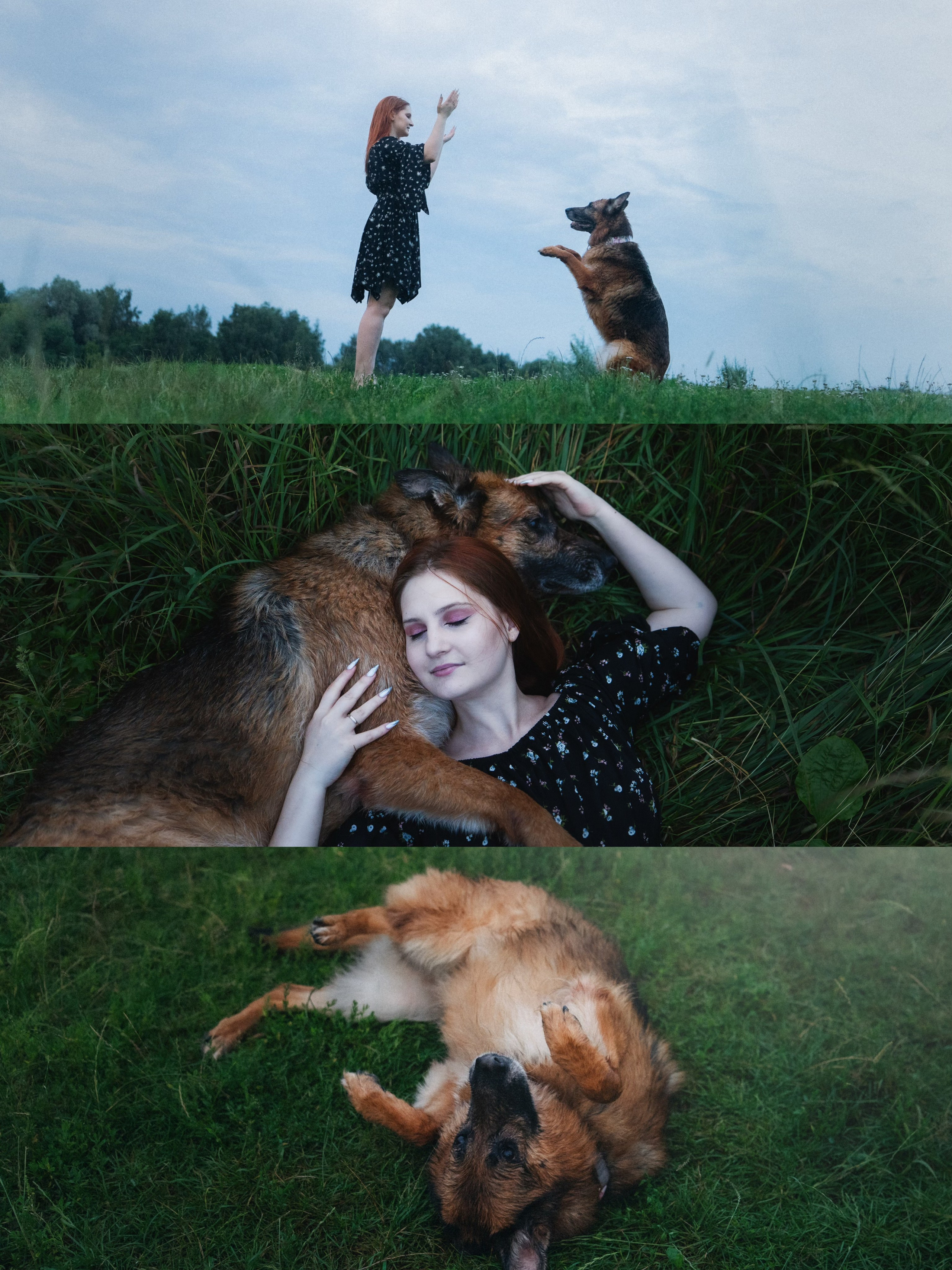 Вика и Фрея. Фотограф анималист в Москве и Санкт-Петербурге Свиридова Анна