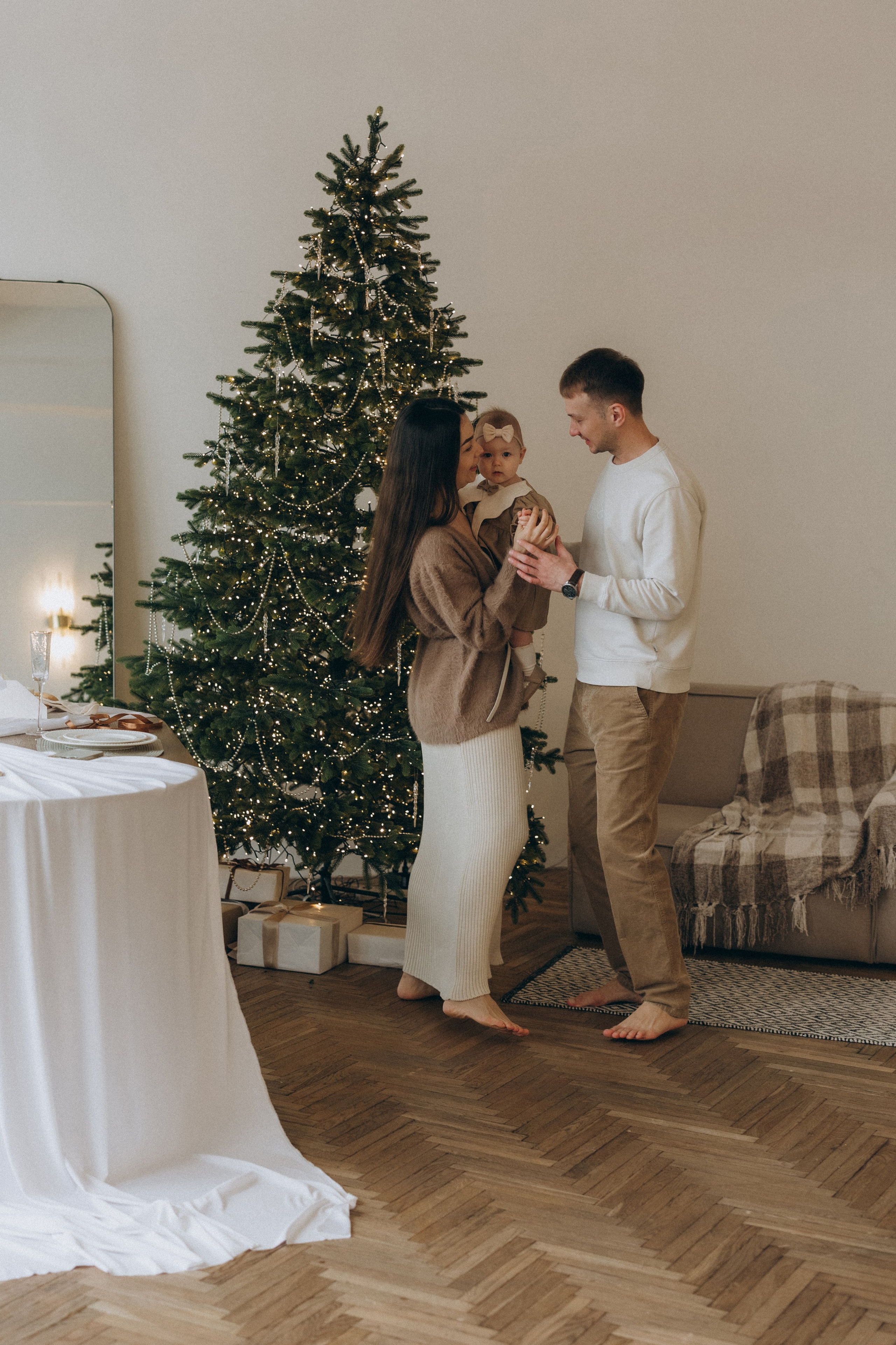 Семейная новогодняя фотосессия. Фотограф Москва Виктория-Антуанетта