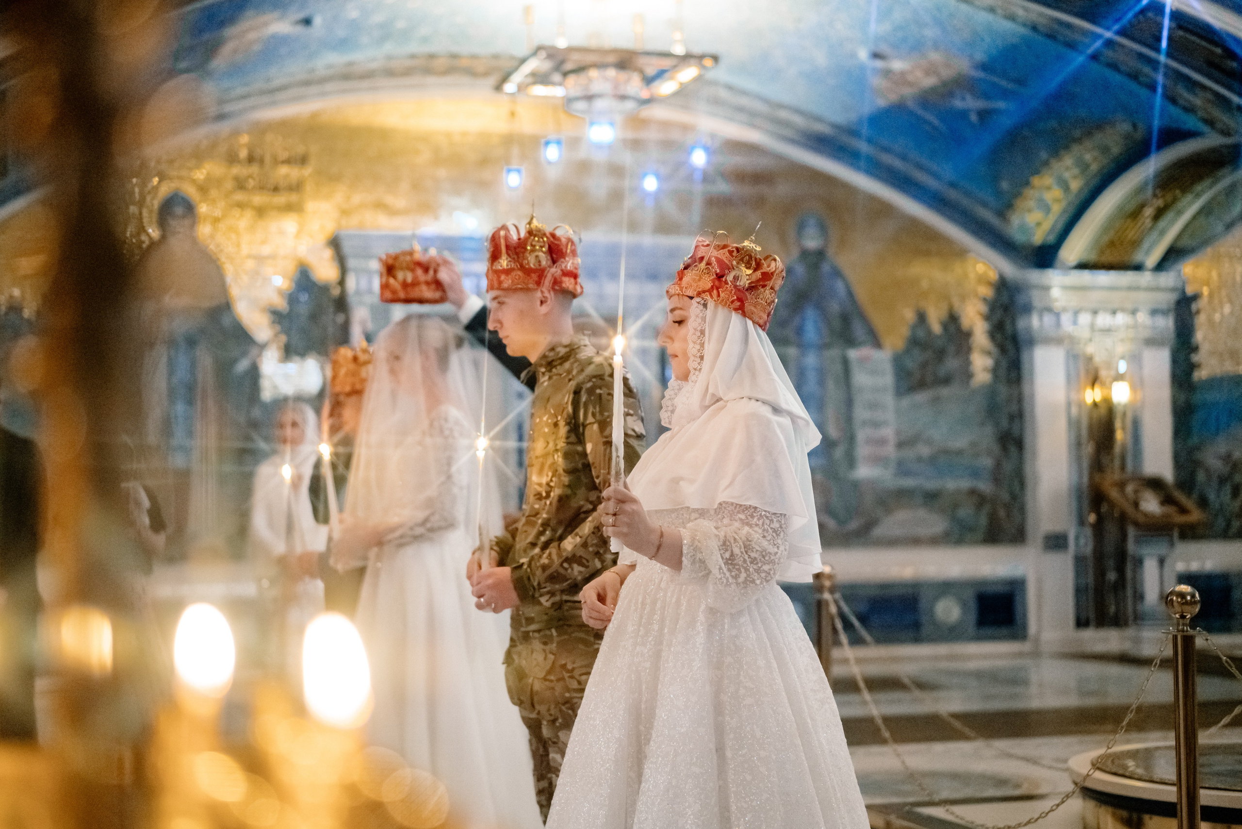 Венчание в Главном храме вооруженных сил (Патриот). Семейный фотограф Одинцово Москва Наталия Черенкова