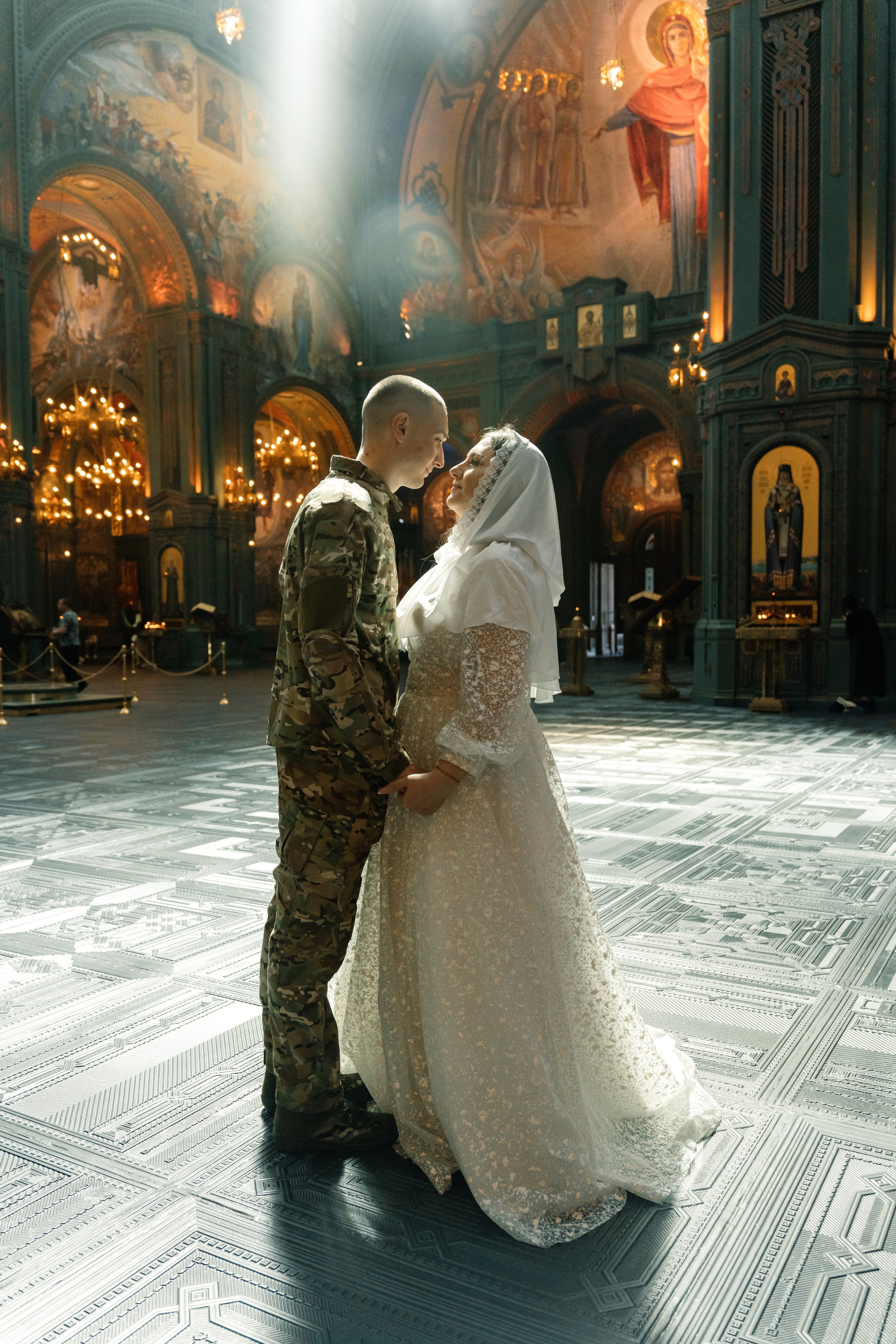 Венчание в Главном храме вооруженных сил (Патриот). Семейный фотограф Одинцово Москва Наталия Черенкова