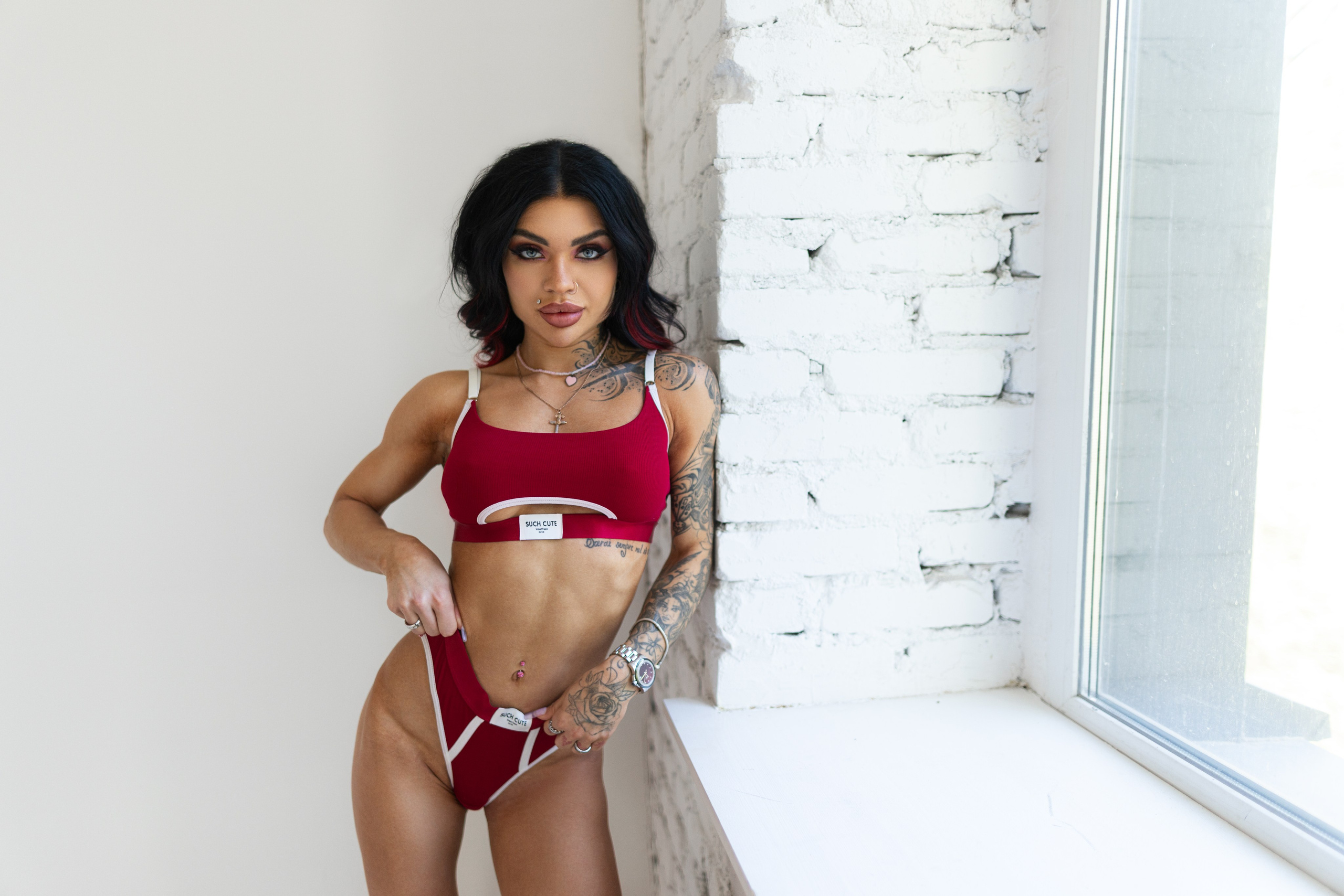 Съемка с Валерией на циклораме с естественным светом для себя. Дмитрий Шульгин, портретный фотограф в Воронеже