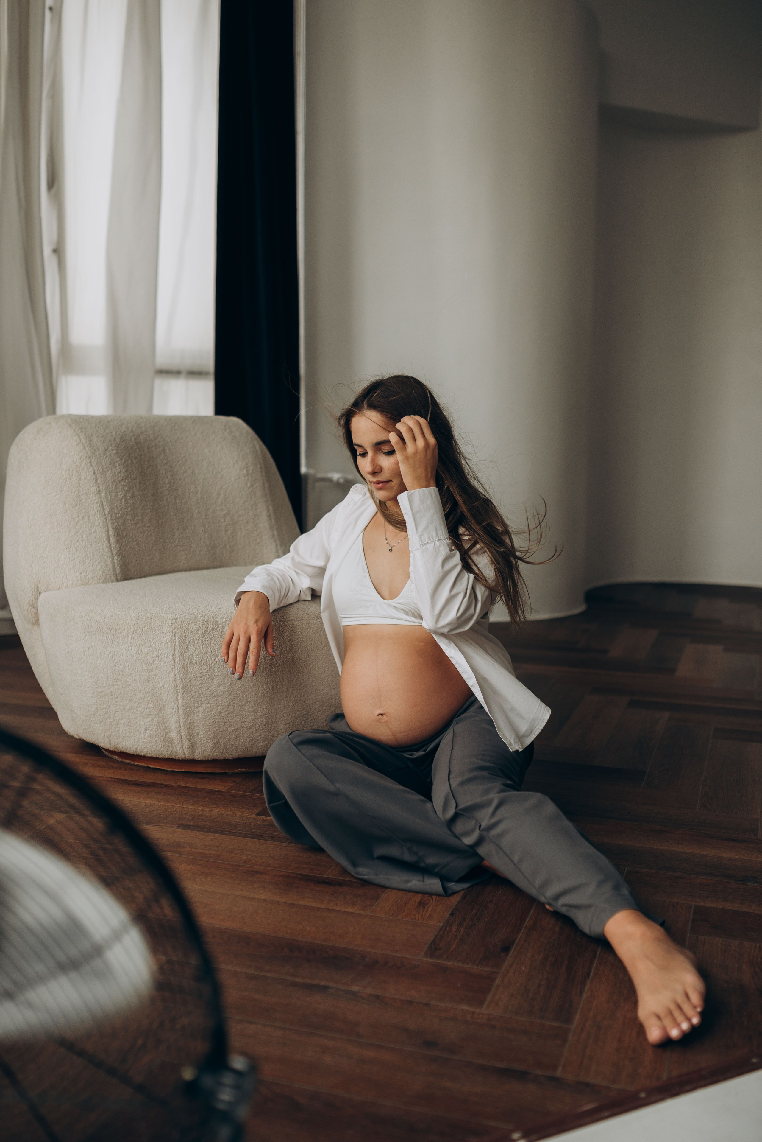 Фотосессия беременности в студии. Семейный фотограф в Домодедово и Москве Елена Пичугина