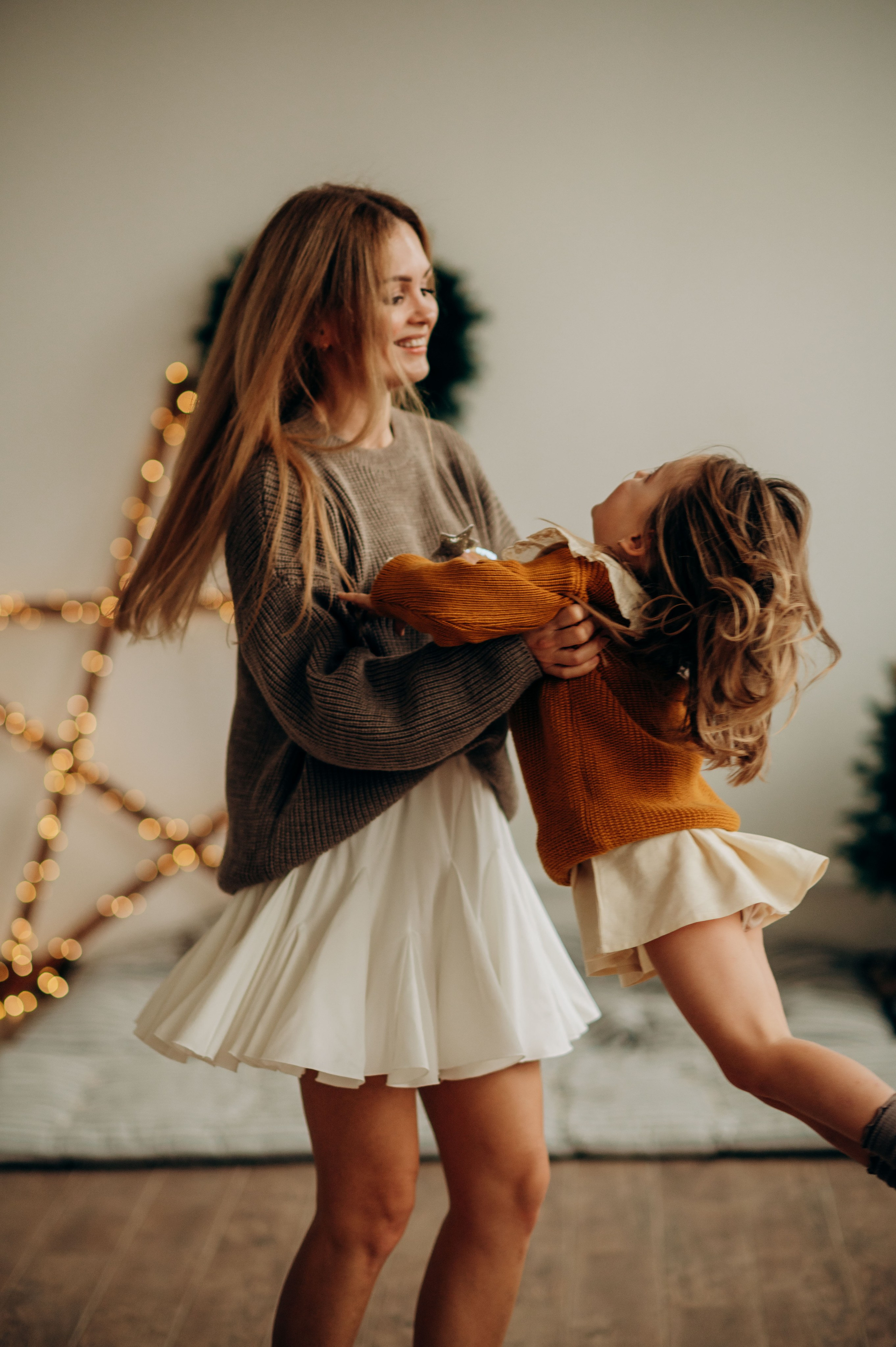 Семейная новогодняя фотосессия в студии. Семейный фотограф в Домодедово и Москве Елена Пичугина