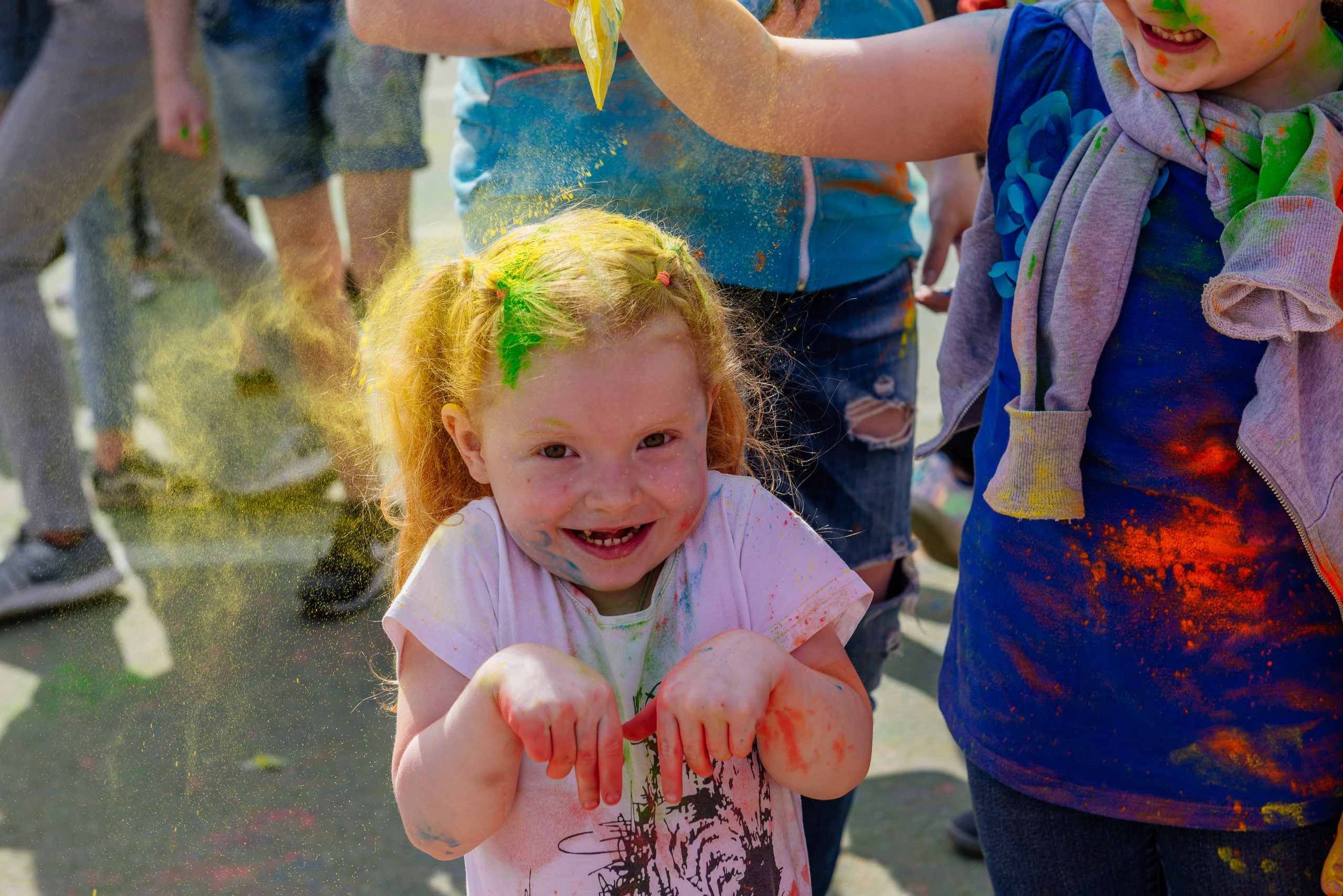 Фестиваль красок Holi. Москва, МО. Фотограф LANA STIL. Семейный, репортажный фотограф, студия. Женский, мужской портрет. Фотографирую территориально в г. Королев, Москва, МО