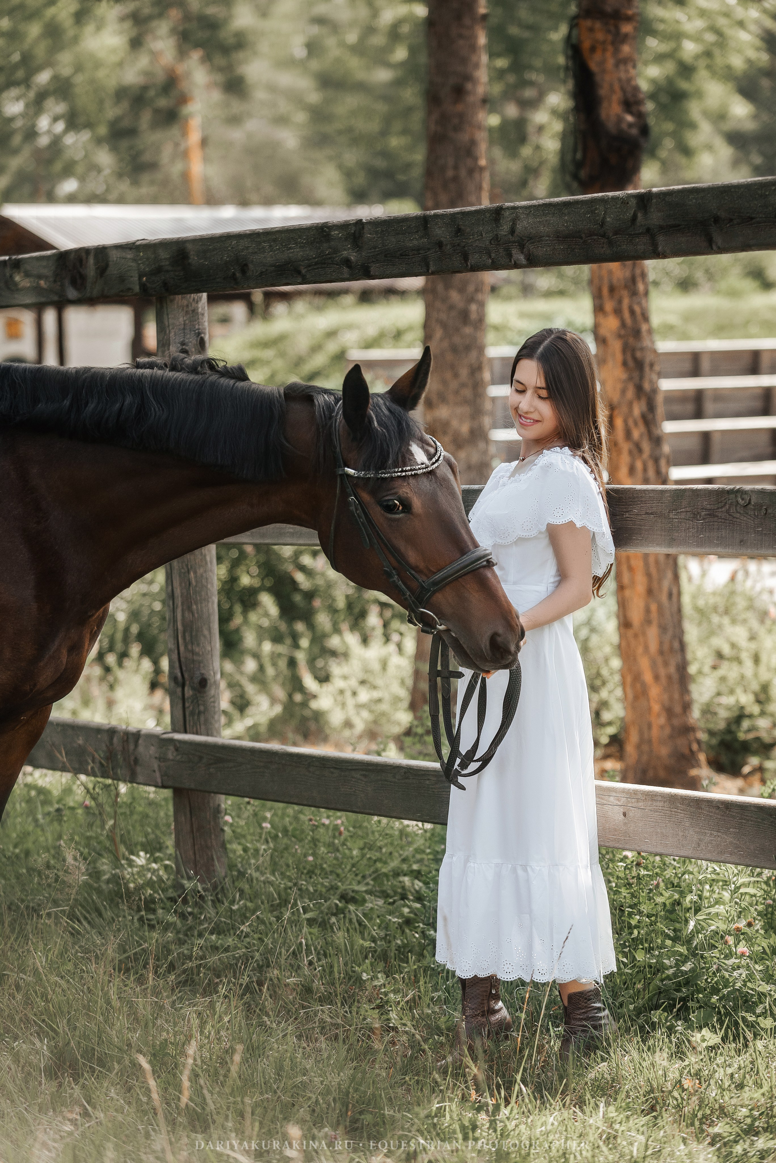 Полина и Заправа. Конный фотограф Куракина Дарья • Фотосессии с лошадьми