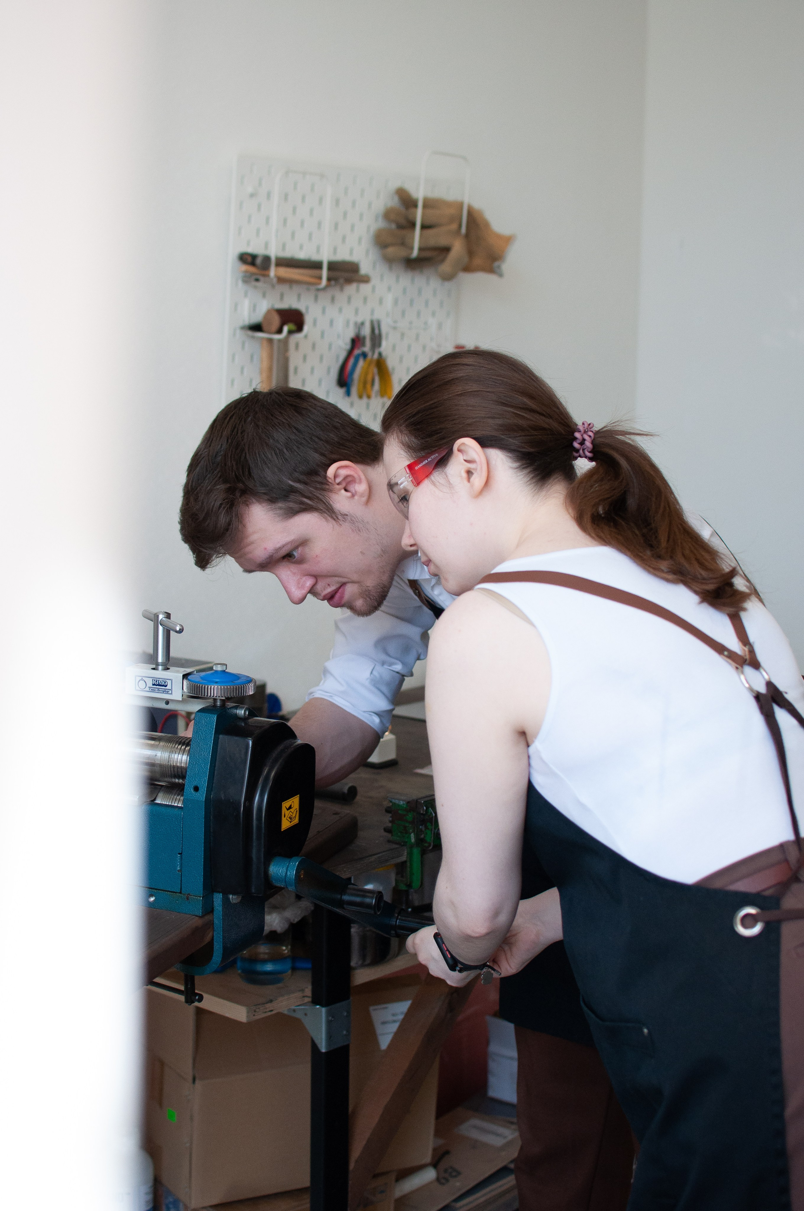 В мастерской. Фотограф Тюмень Александра Звягинцева