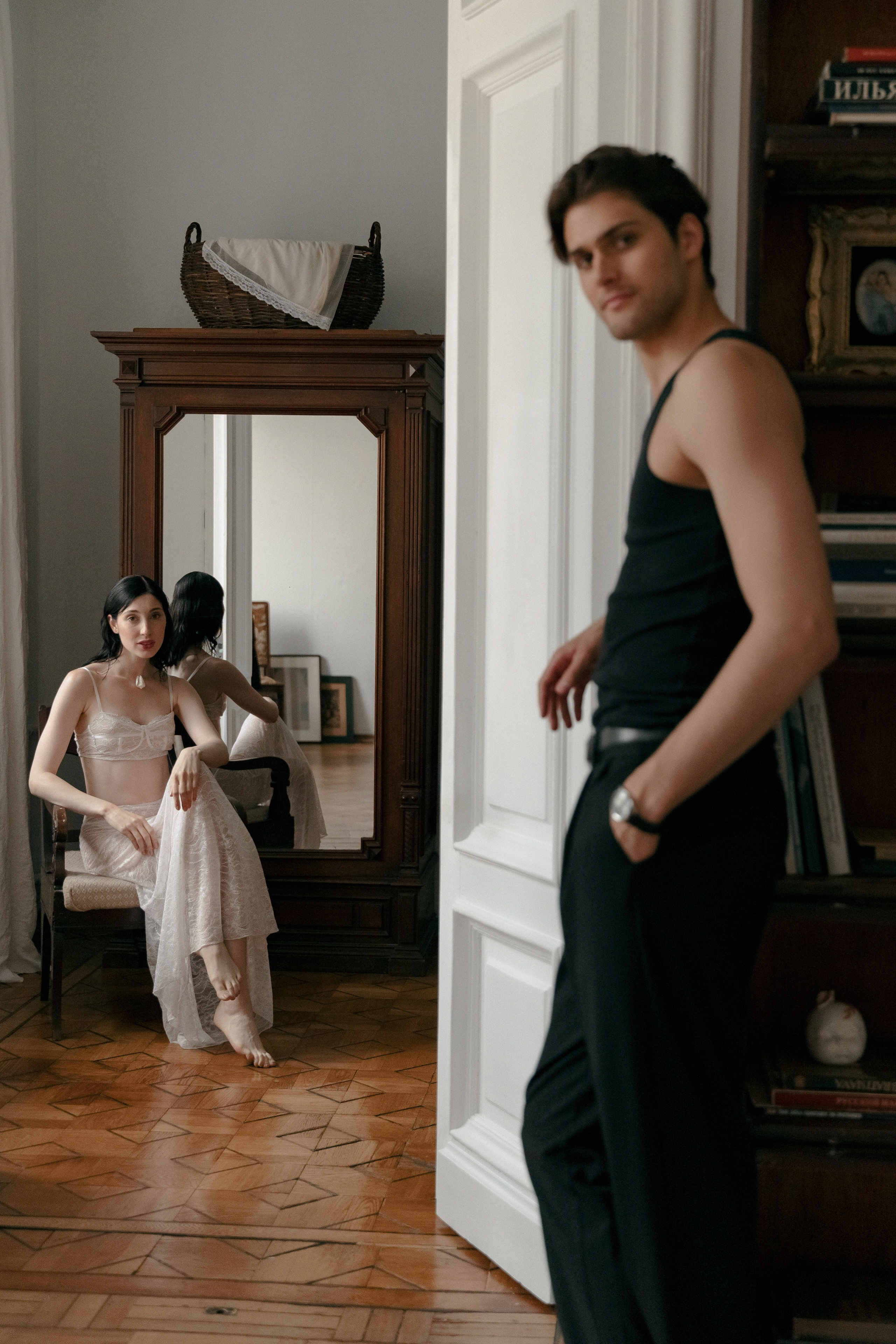 Винтажная история Полины и Дмитрия. Свадебный фотограф Москва