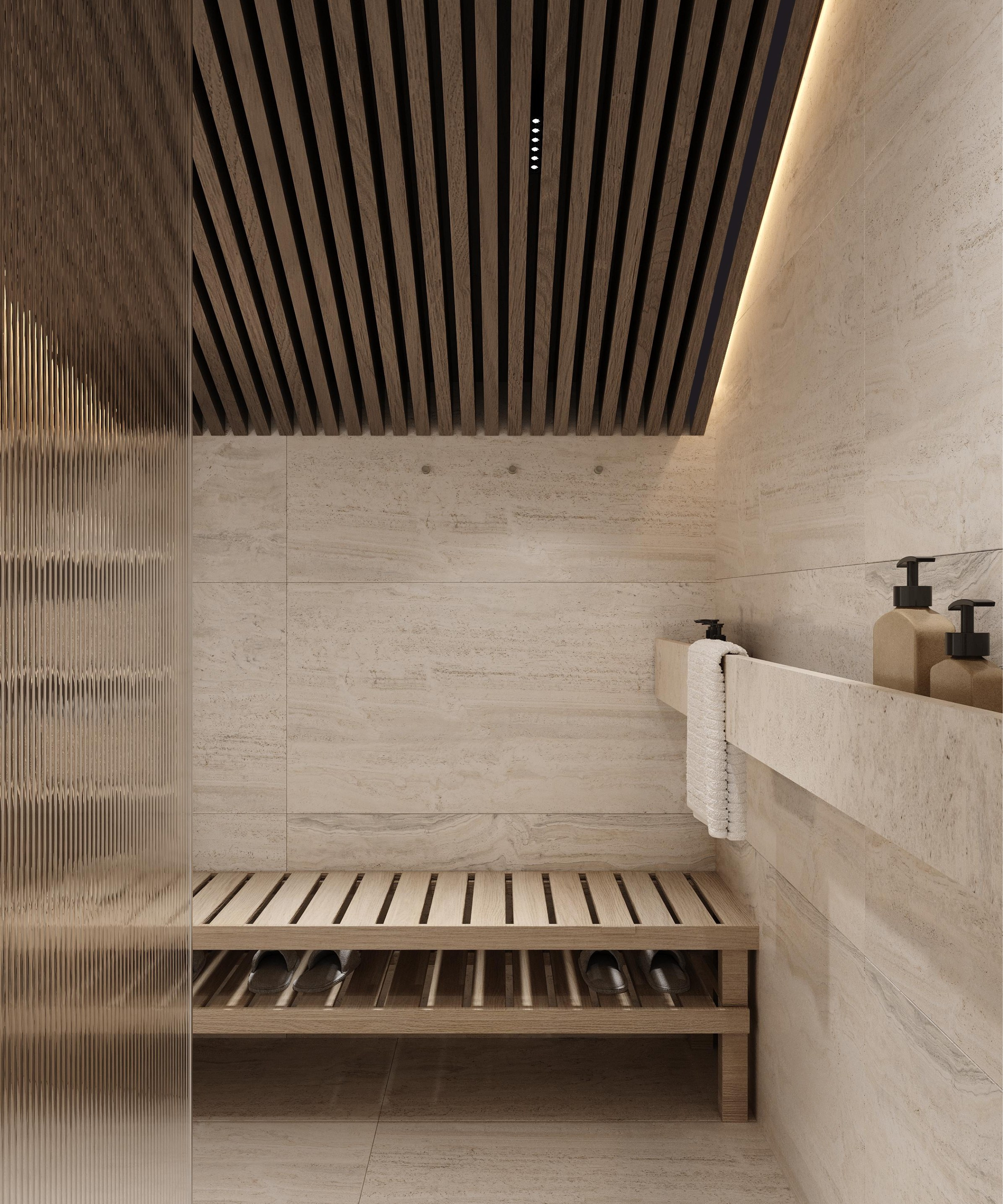 Сауна в частном доме. Дизайнер интерьера Еремина Юлия