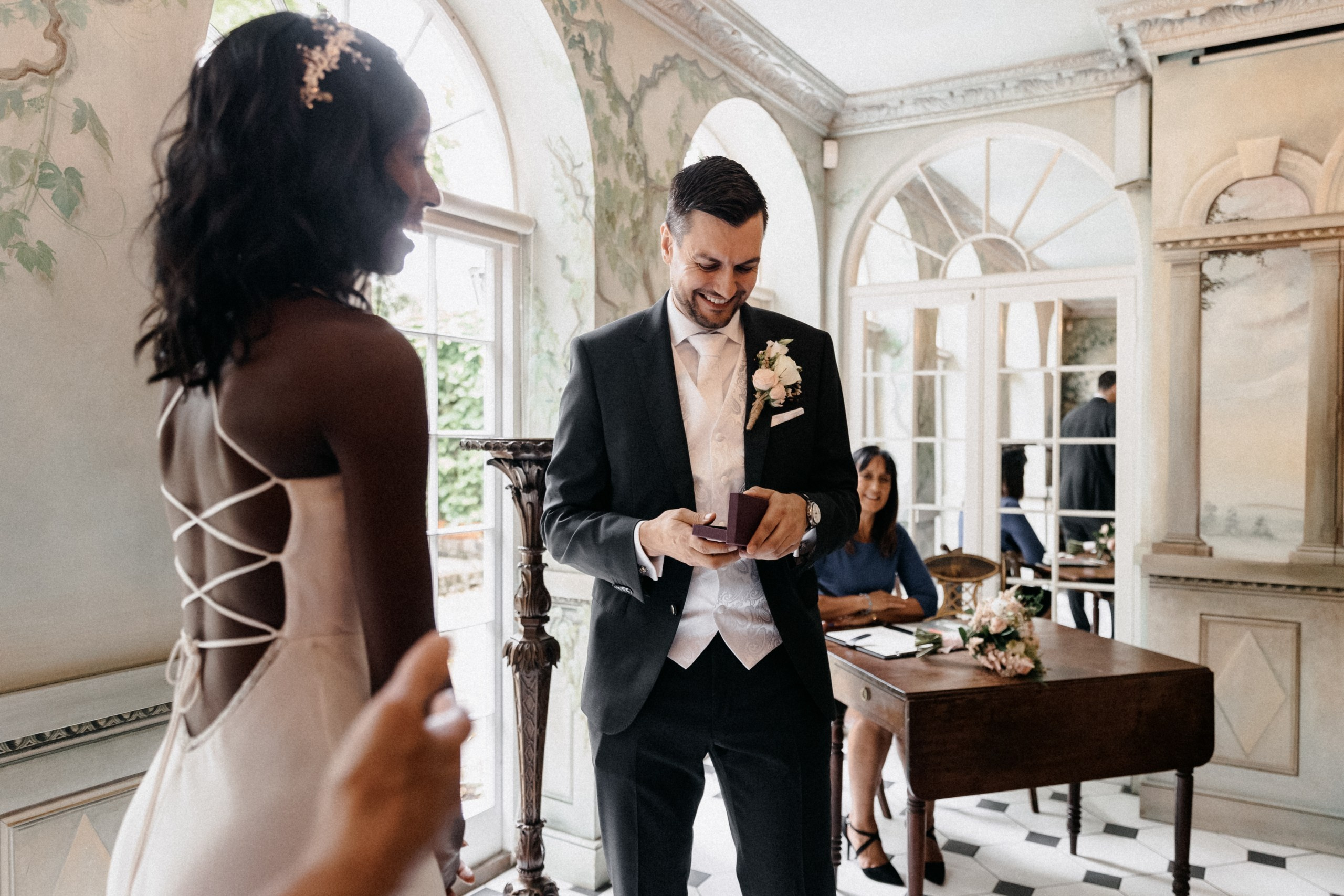 Denise & Tobias at The Old Brewery, Greenwich. Moments Catchers — Wedding Photography & Video Duo in London