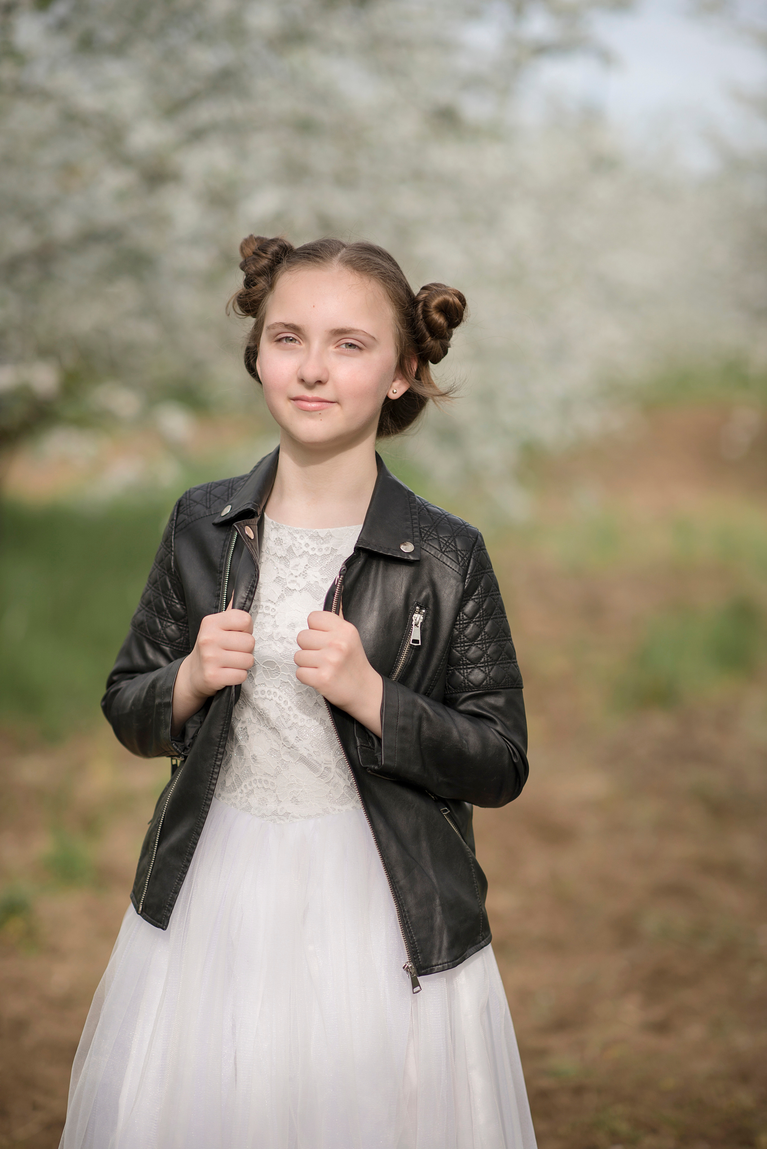 В белоснежной черешне. Семейный и детский фотограф в Севастополе. Семейный фотограф в Ялте