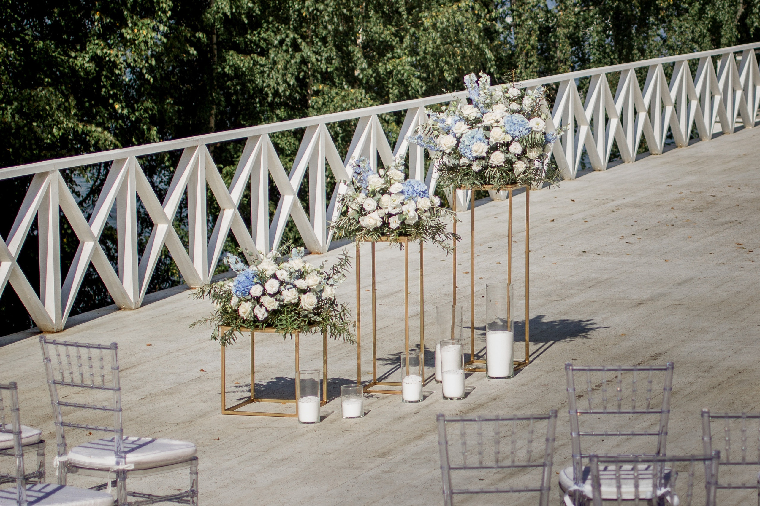 Оформление свадебной арки. Флорист Маргарита Гладкова