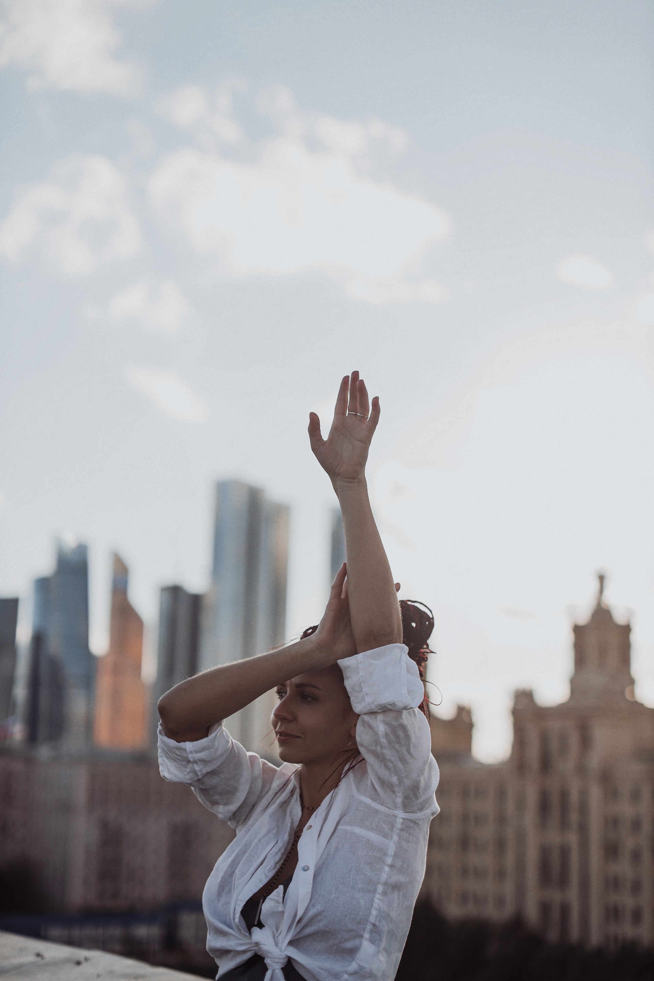 На крыше. Фотограф Анастасия Пинчук