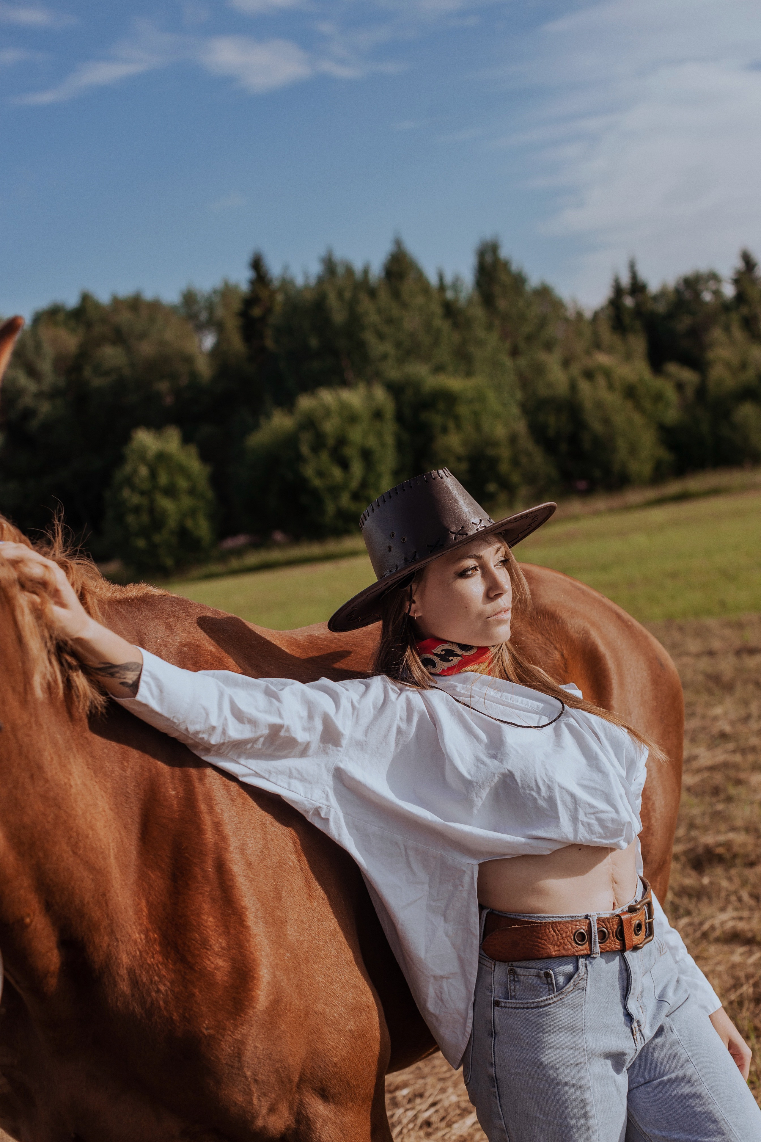 Алина и ее конь Костя. Фотограф Анастасия Пинчук