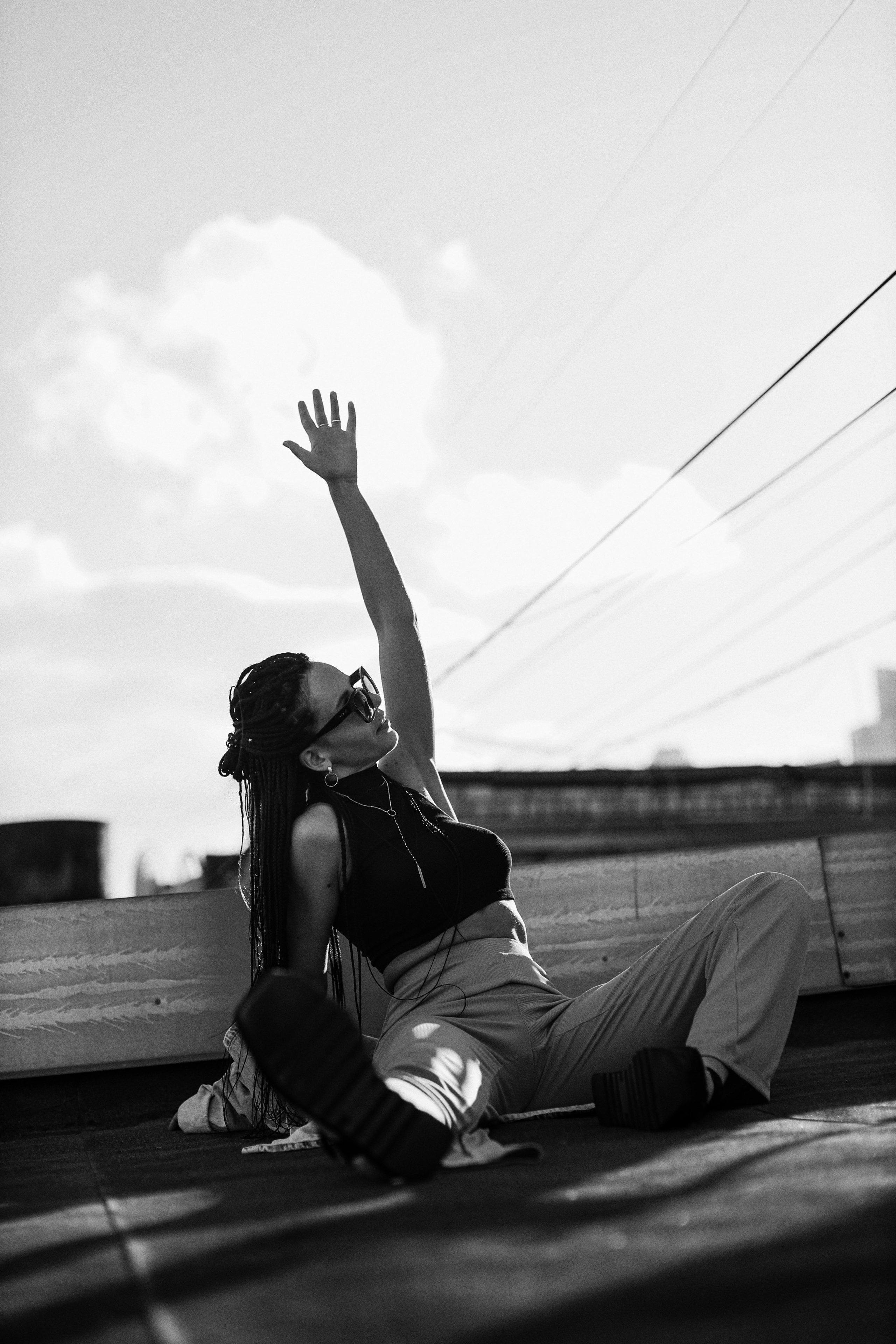 На крыше. Фотограф Анастасия Пинчук