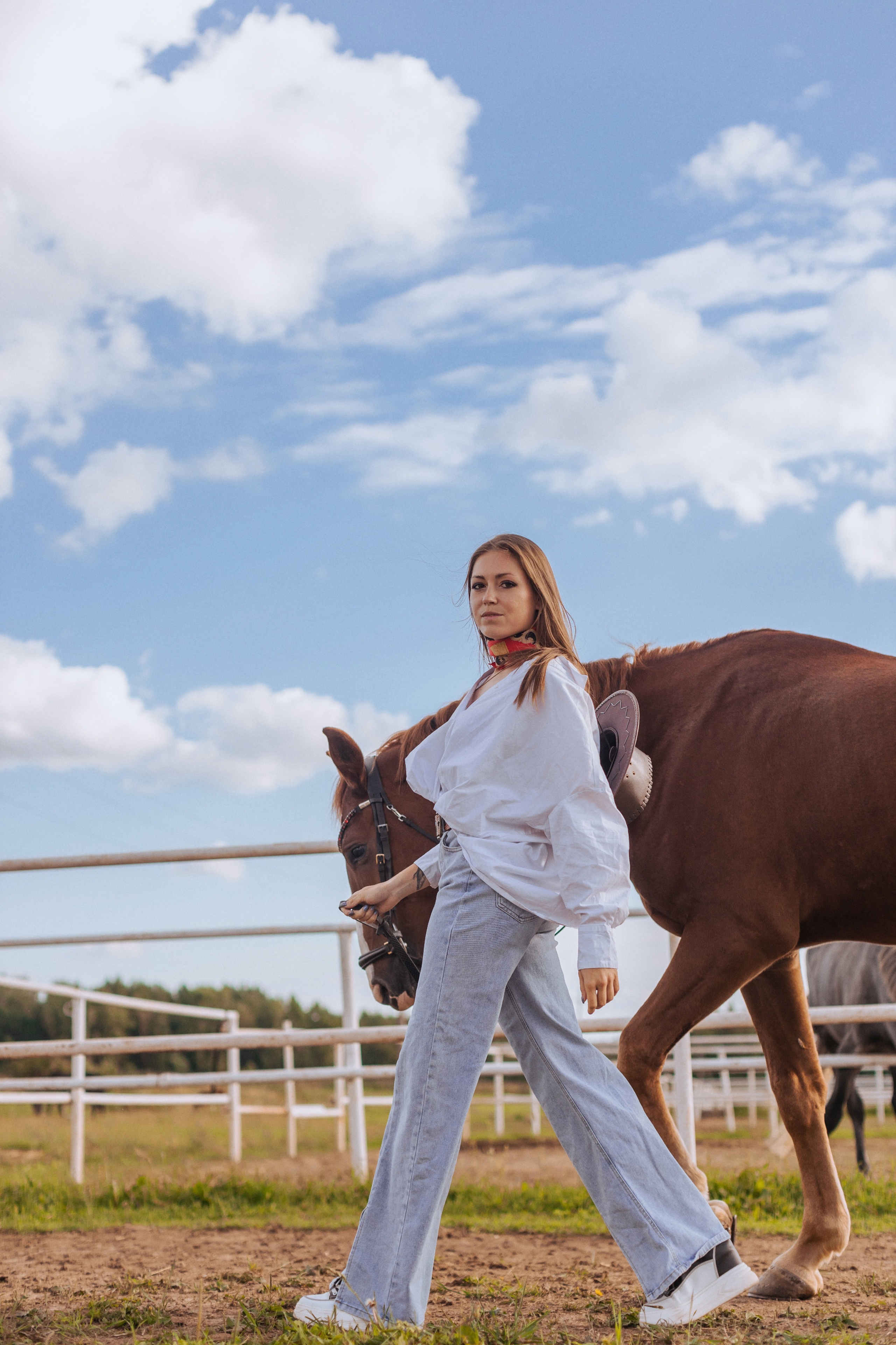 Алина и ее конь Костя. Фотограф Анастасия Пинчук