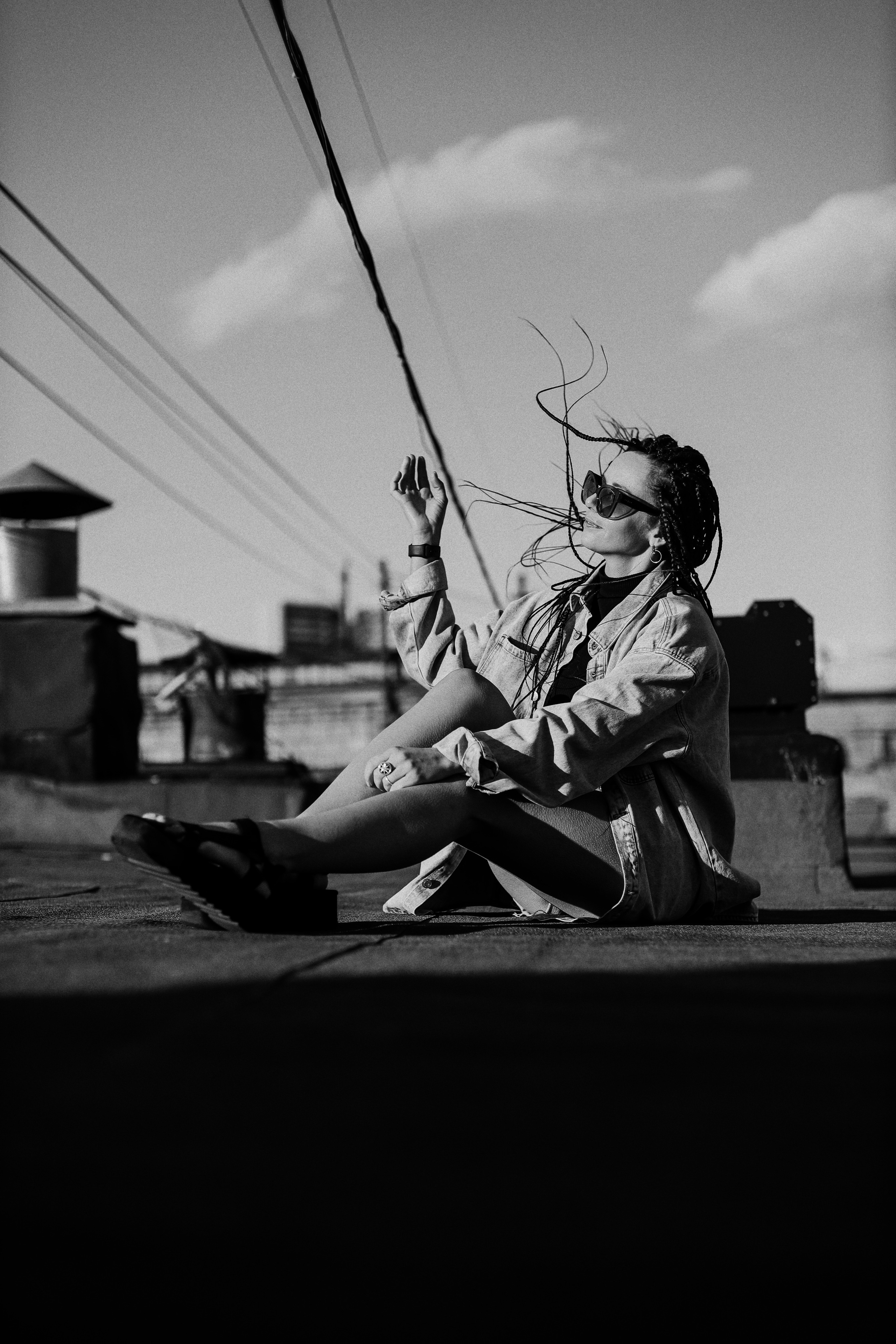 На крыше. Фотограф Анастасия Пинчук