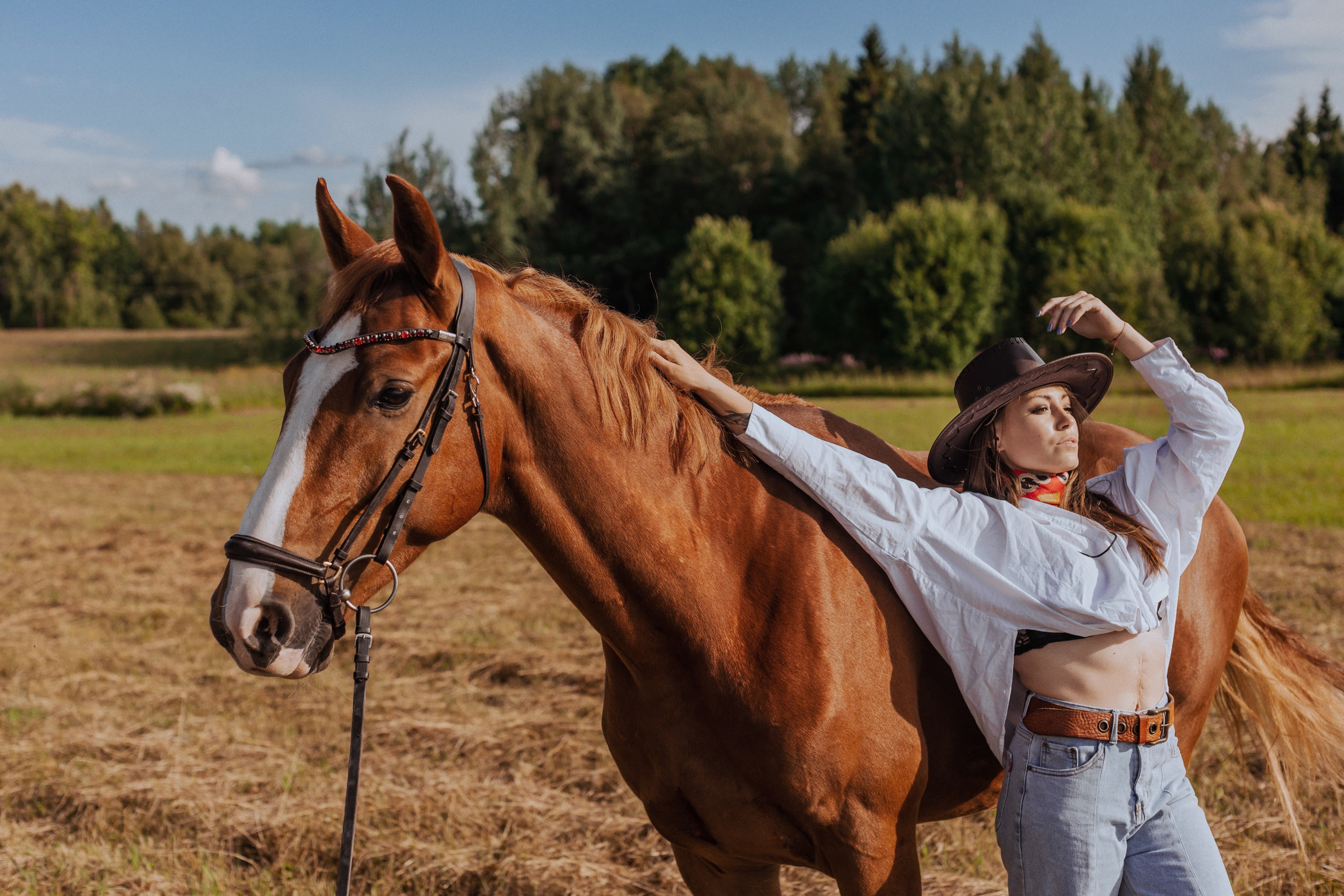 Алина и ее конь Костя. Фотограф Анастасия Пинчук