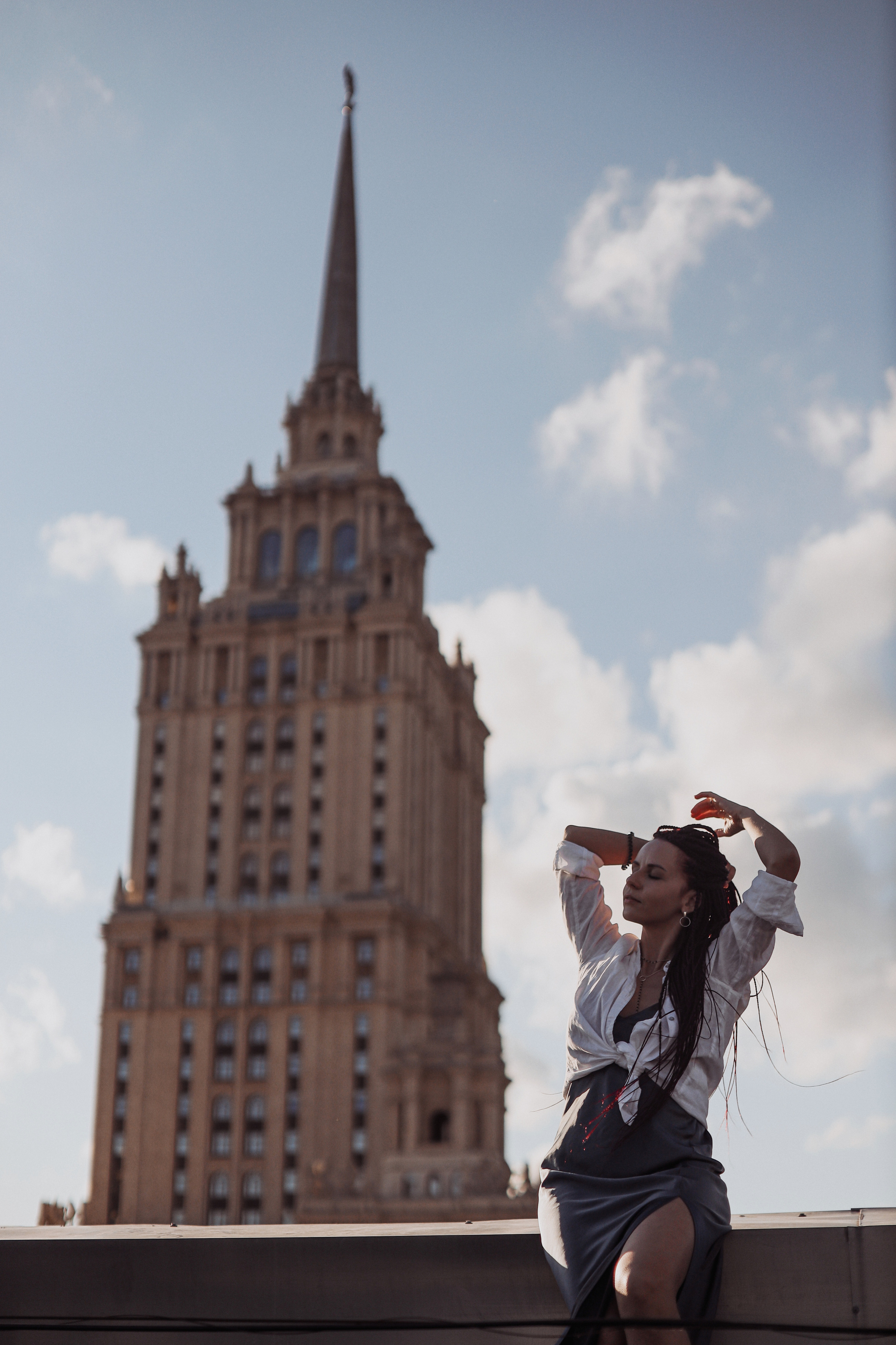 На крыше. Фотограф Анастасия Пинчук