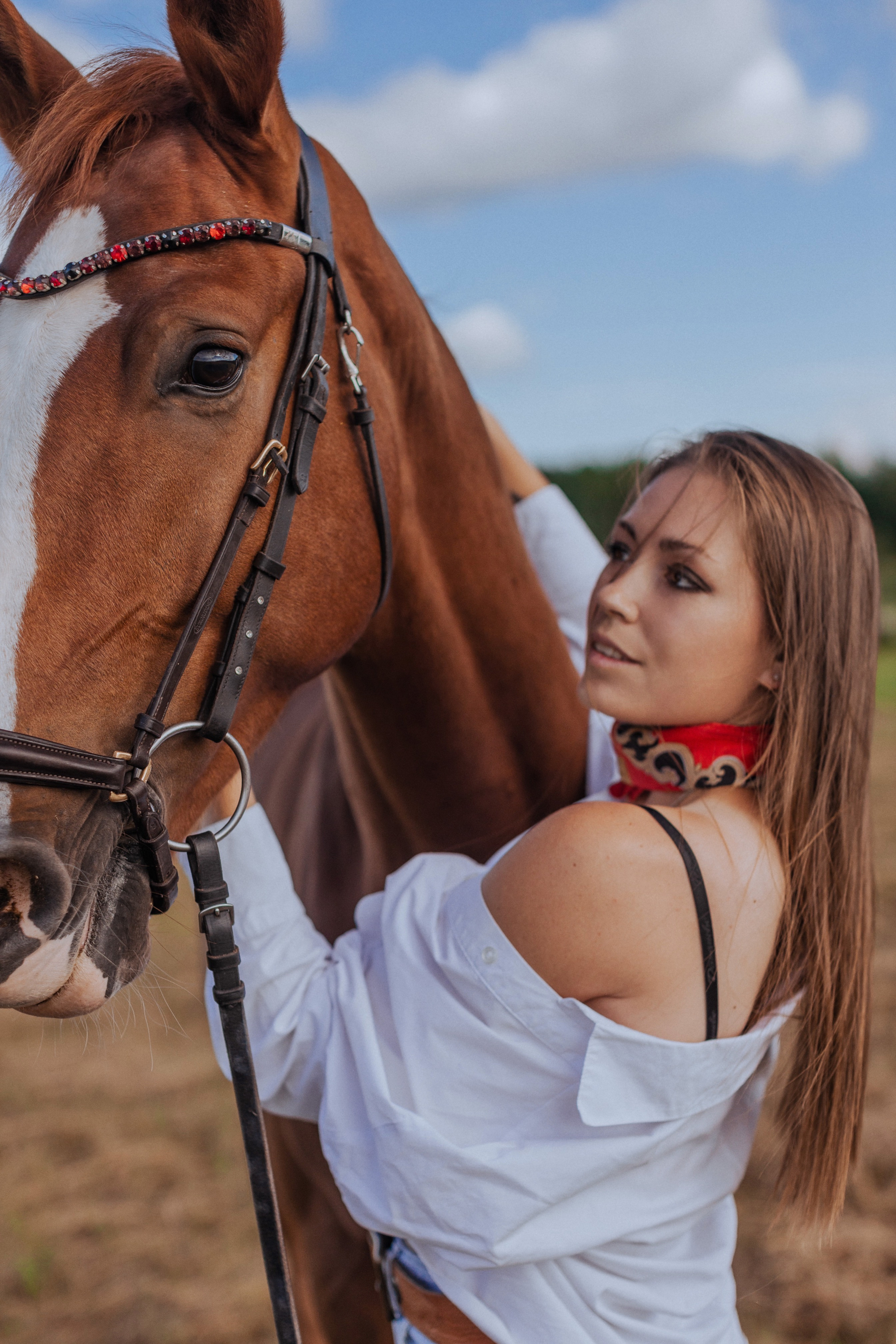 Алина и ее конь Костя. Фотограф Анастасия Пинчук