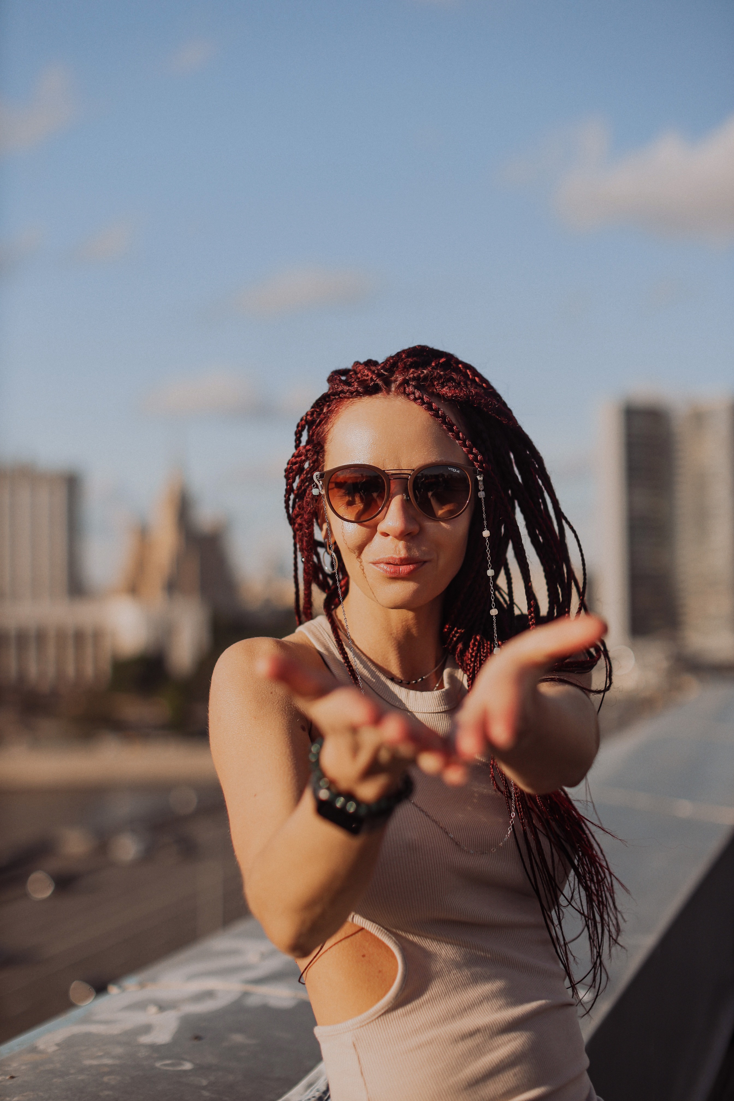 На крыше. Фотограф Анастасия Пинчук